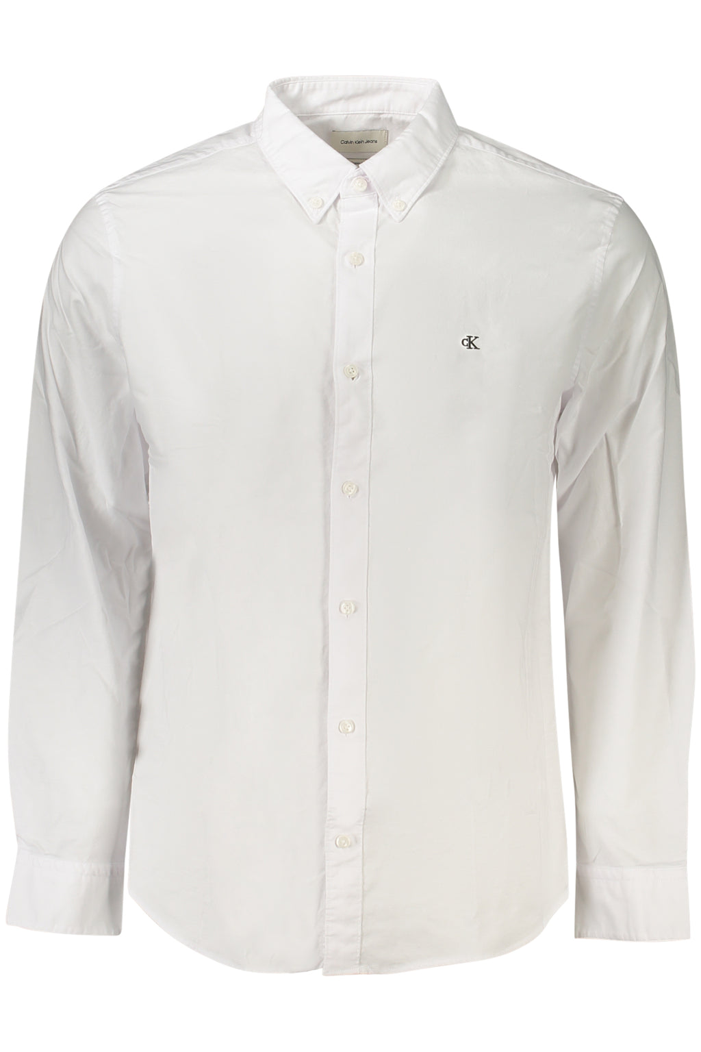 CALVIN KLEIN MEN'S LONG-SLEEVED SHIRT WHITE