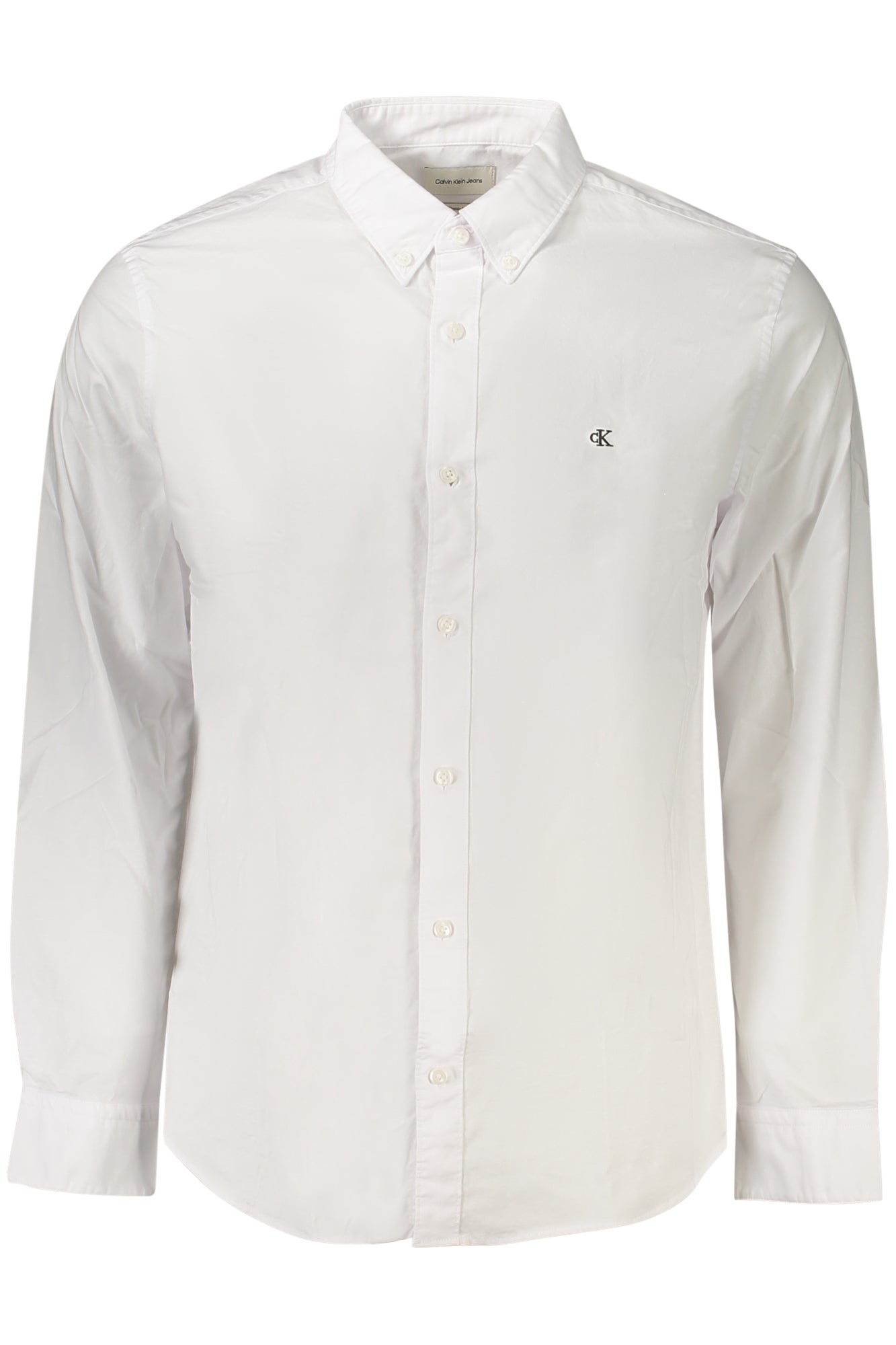 CALVIN KLEIN MEN'S LONG-SLEEVED SHIRT WHITE
