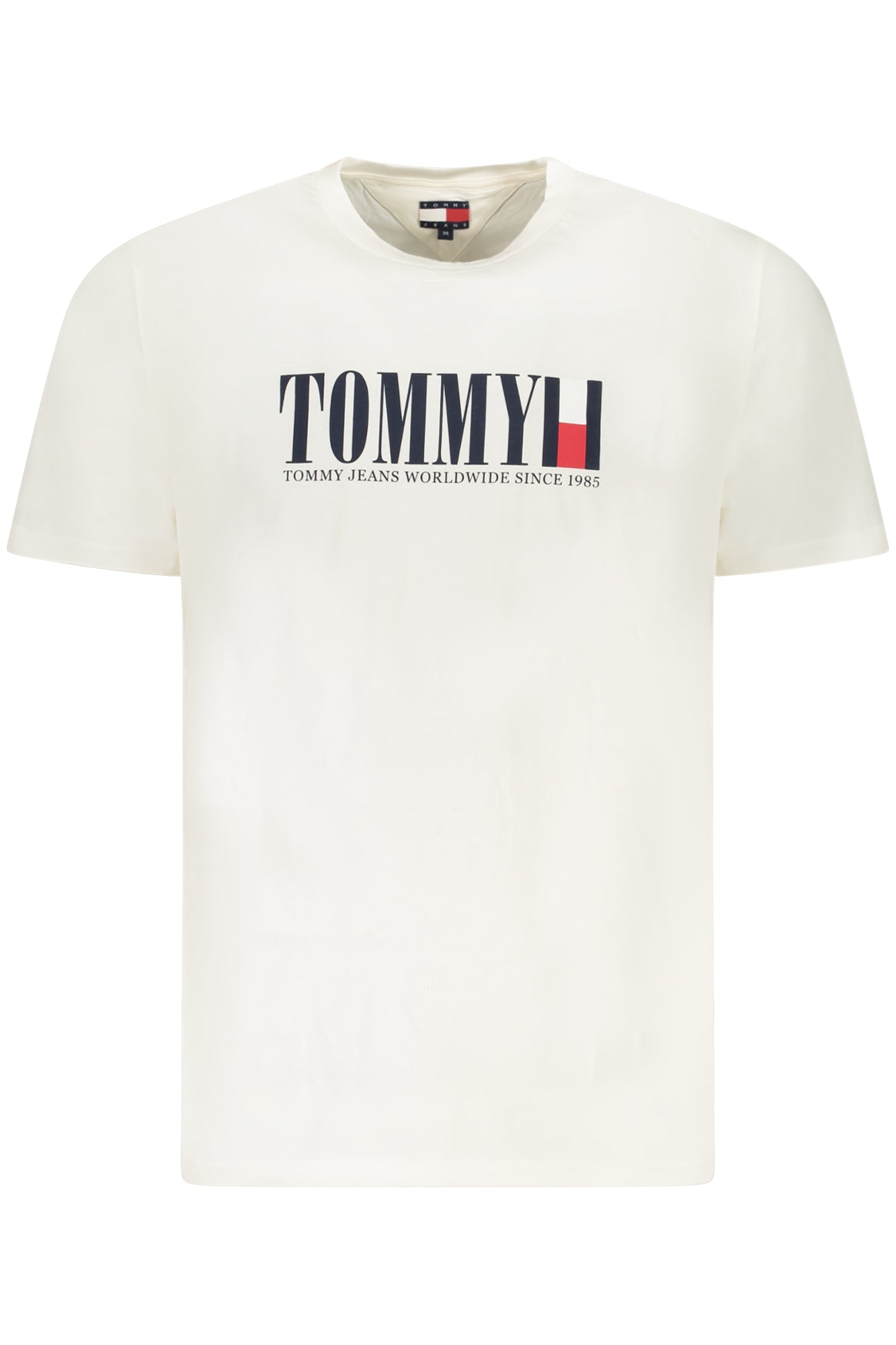TOMMY HILFIGER MEN'S SHORT-SLEEVE T-SHIRT WHITE