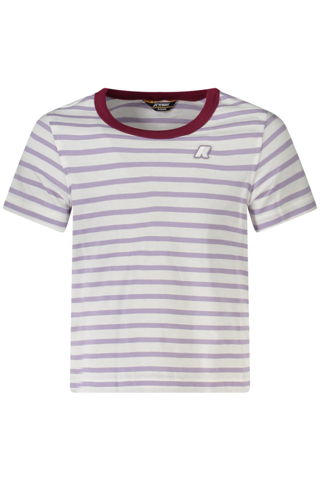 K-WAY T-SHIRT SHORT SLEEVES GIRL PURPLE