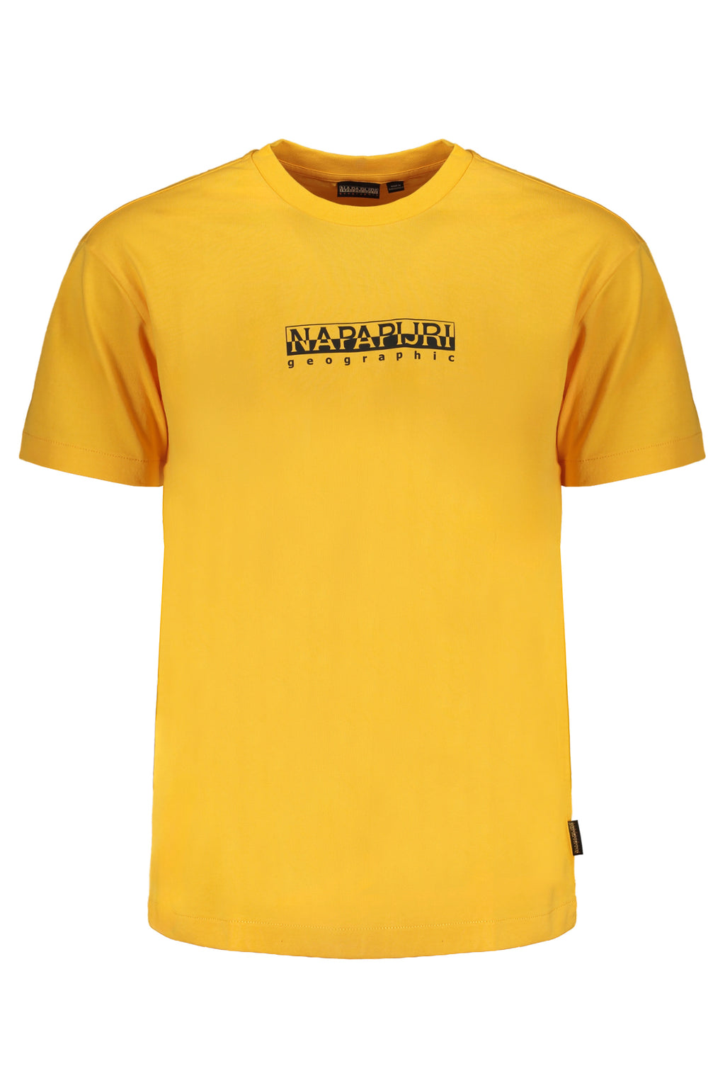 NAPAPIJRI MEN'S ORANGE SHORT SLEEVE T-SHIRT