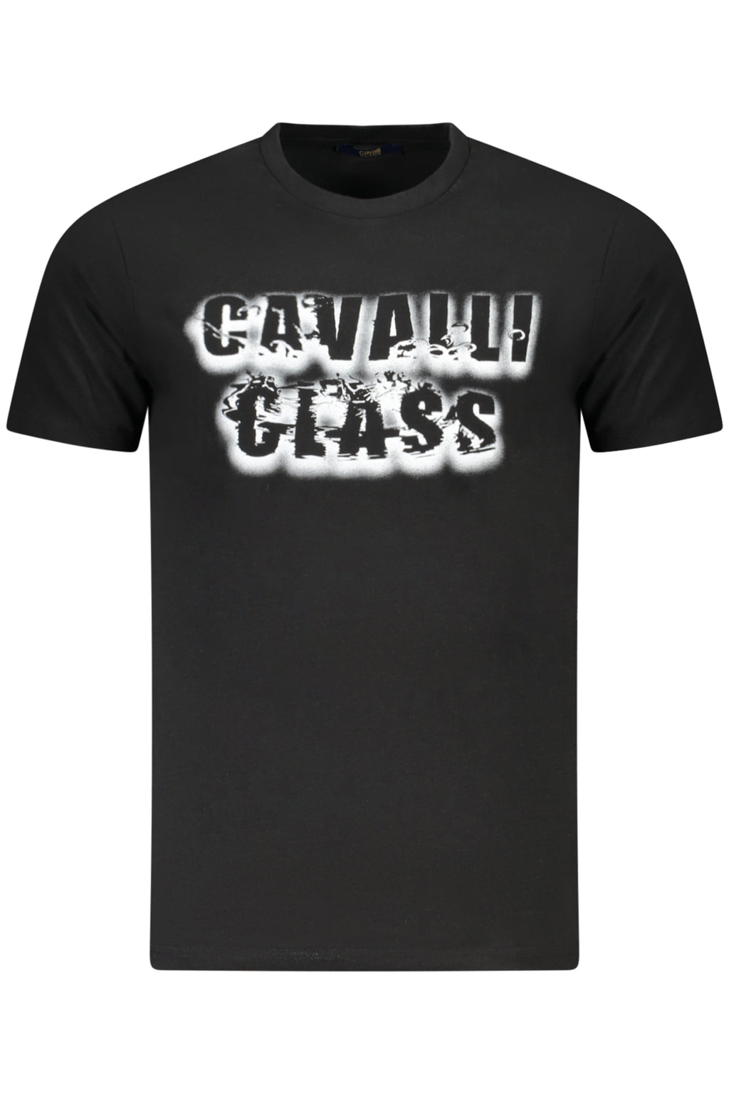 CAVALLI CLASS SHORT SLEEVE T-SHIRT MEN BLACK
