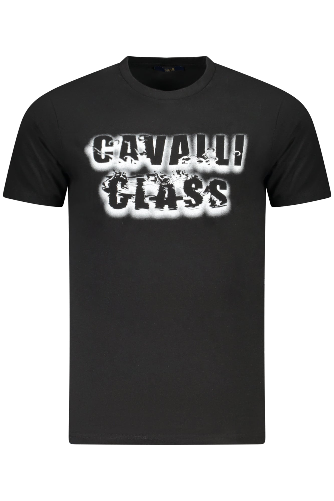 CAVALLI CLASS SHORT SLEEVE T-SHIRT MEN BLACK