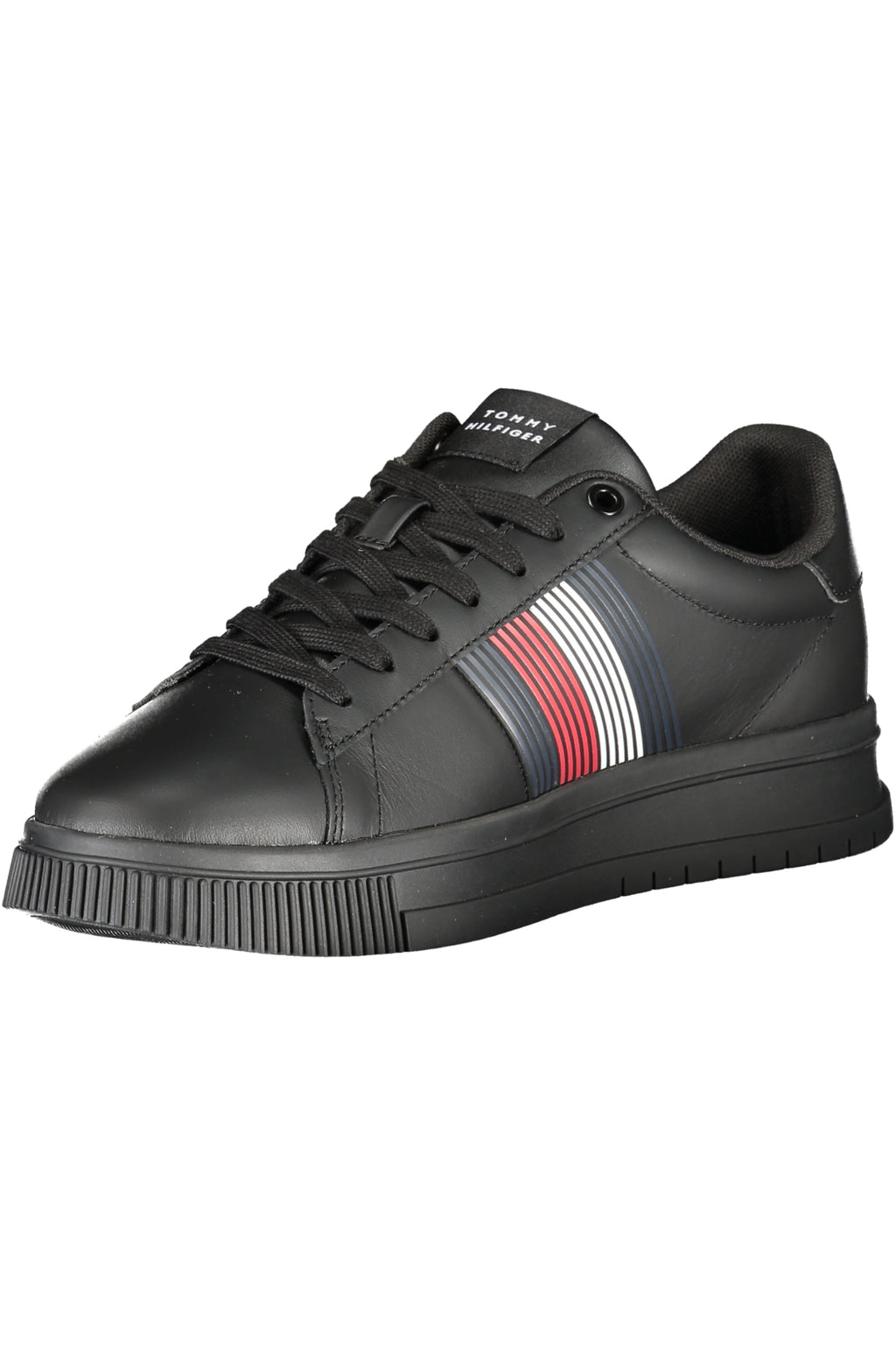 TOMMY HILFIGER BLACK MEN'S SPORTS SHOES