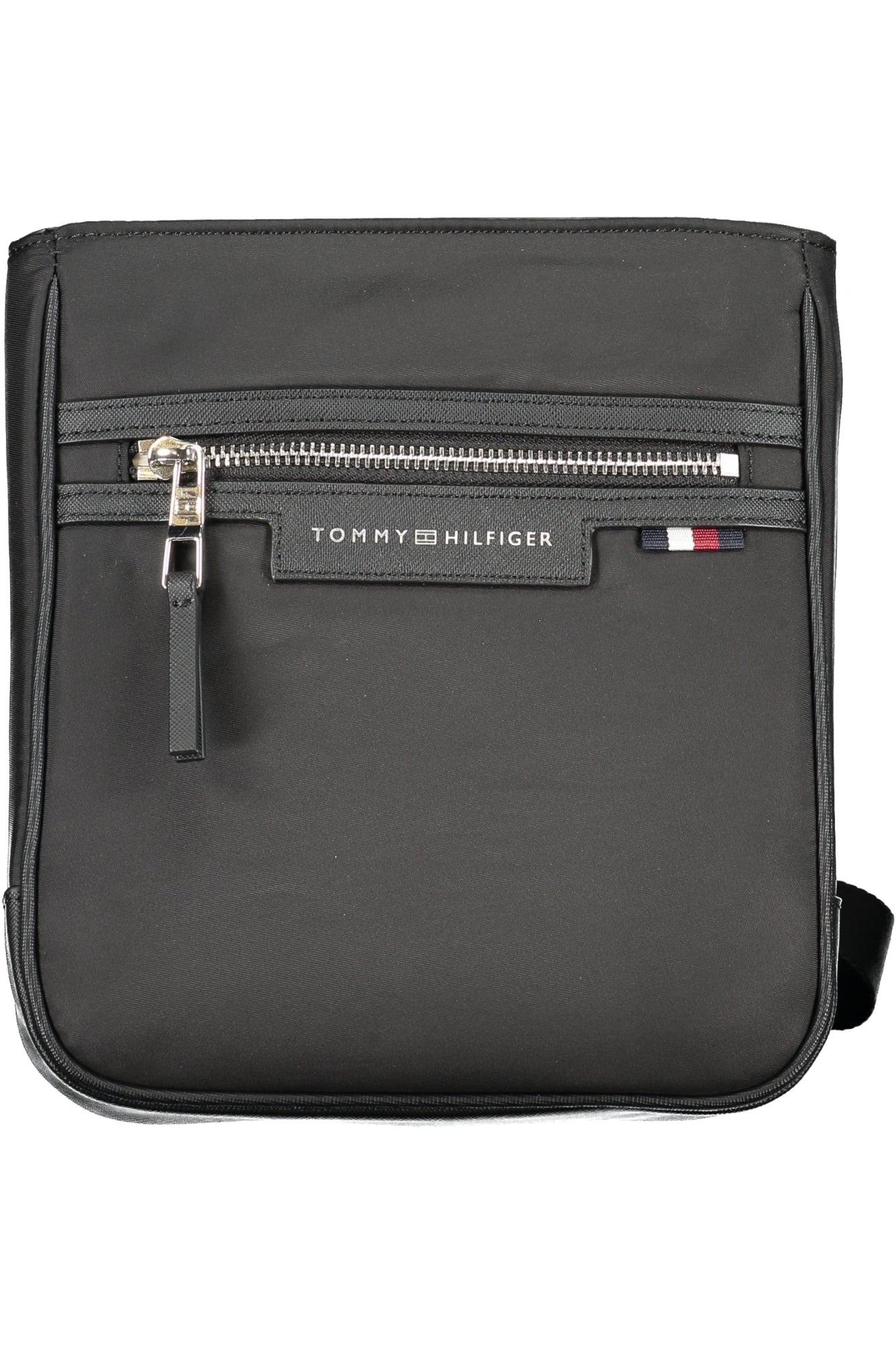 TOMMY HILFIGER MEN'S BLACK SHOULDER BAG