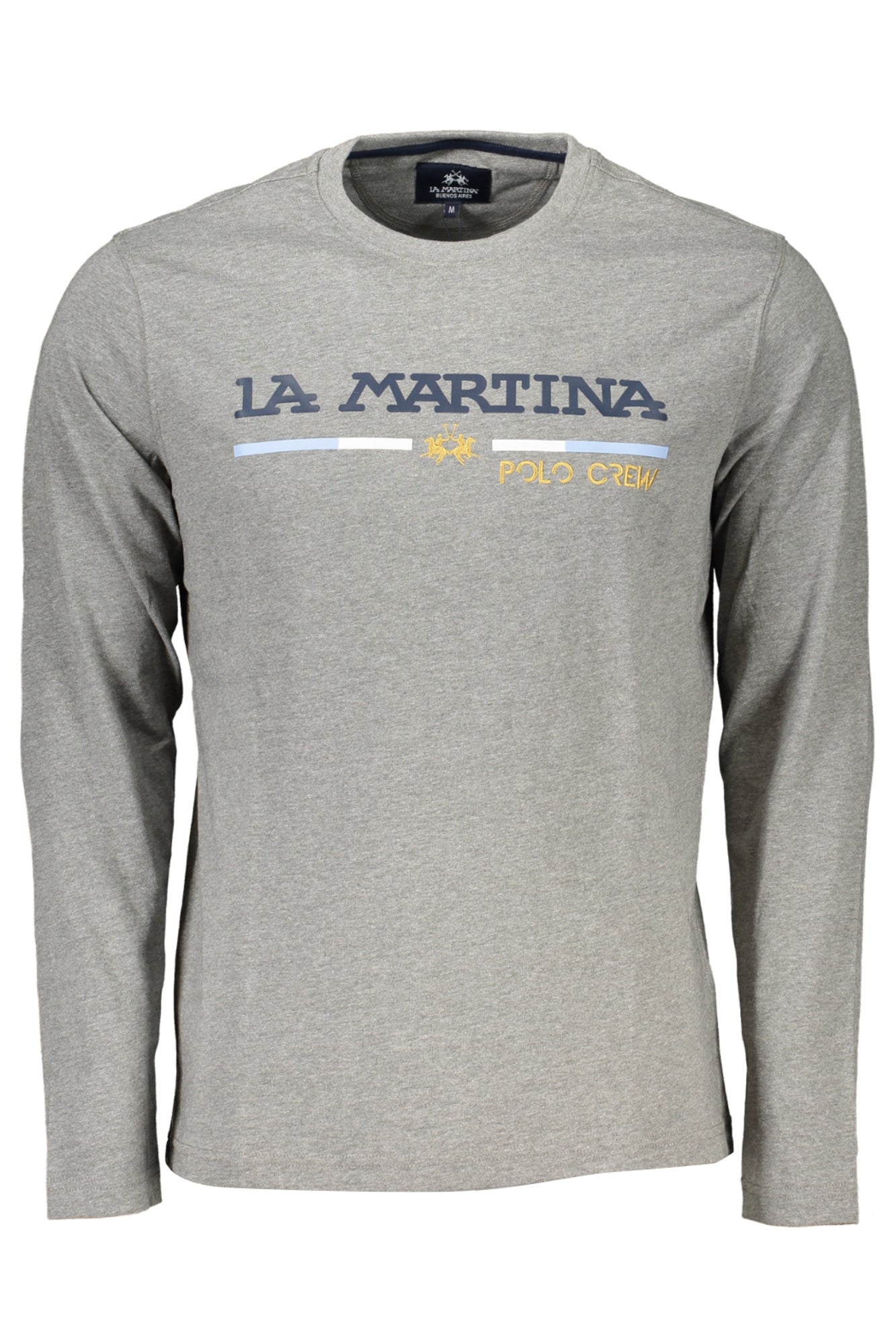 LA MARTINA MEN'S LONG SLEEVE T-SHIRT GRAY