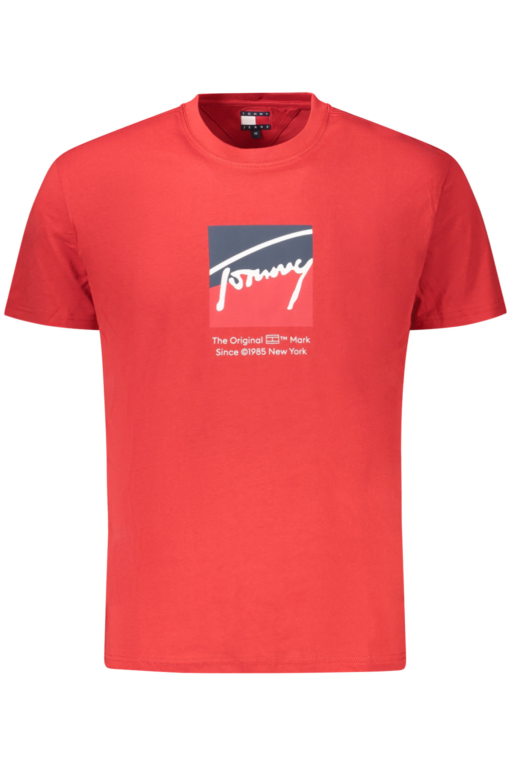 TOMMY HILFIGER MEN'S SHORT-SLEEVED T-SHIRT, RED