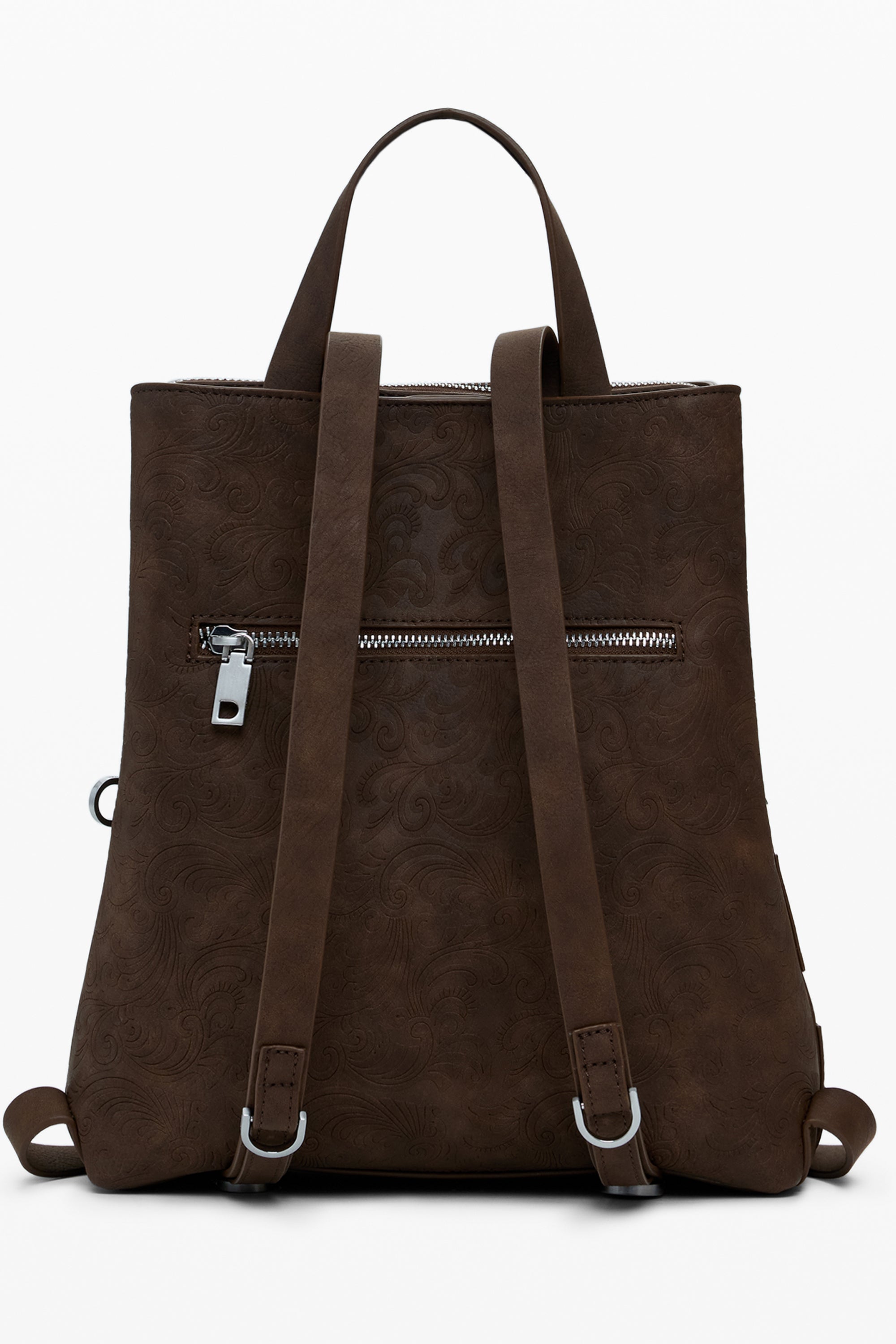 DESIGUAL WOMEN'S BROWN BACKPACK