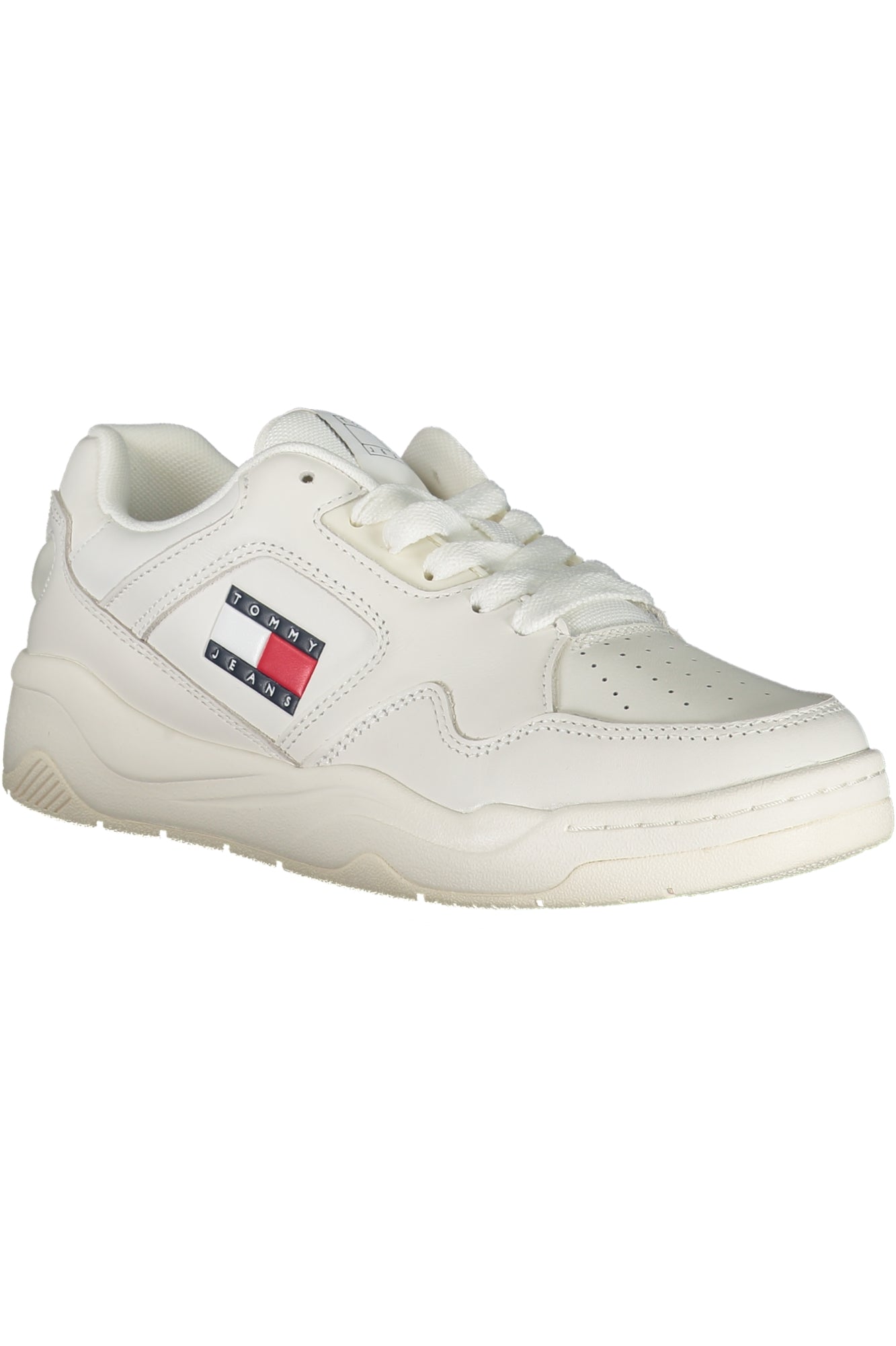 TOMMY HILFIGER WHITE WOMEN'S SPORTS SHOES