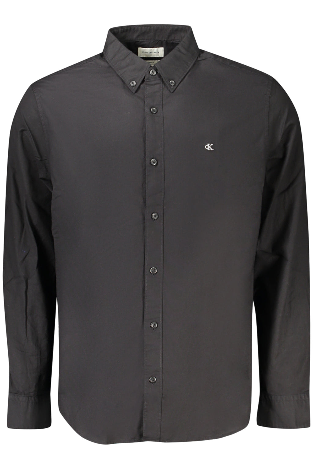 CALVIN KLEIN MEN'S LONG-SLEEVED SHIRT BLACK
