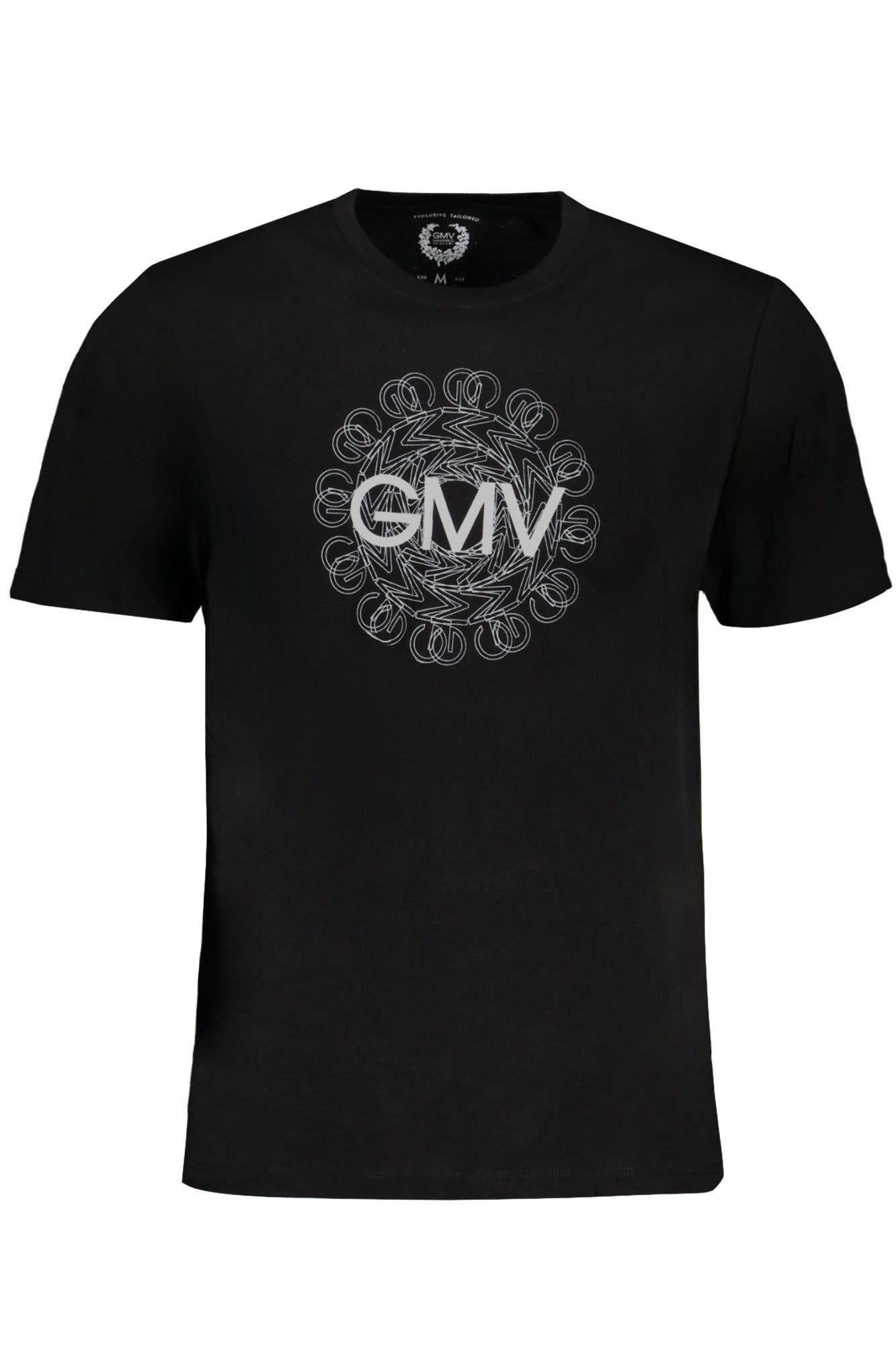 GIAN MARCO VENTURI MEN'S SHORT SLEEVE T-SHIRT BLACK