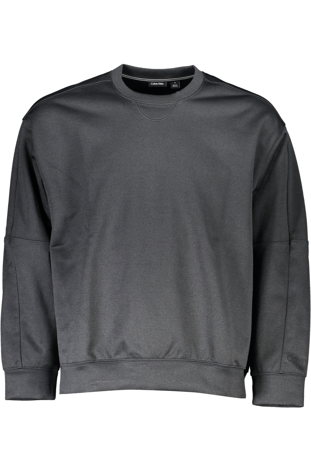 CALVIN KLEIN MEN'S BLACK ZIPLESS SWEATSHIRT