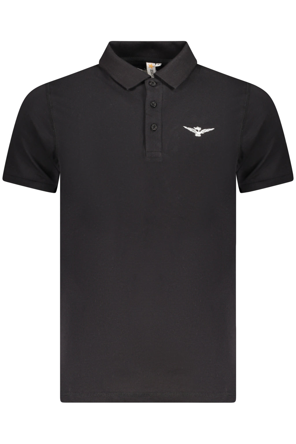 ARMY 1659 BLACK MEN'S SHORT SLEEVE POLO