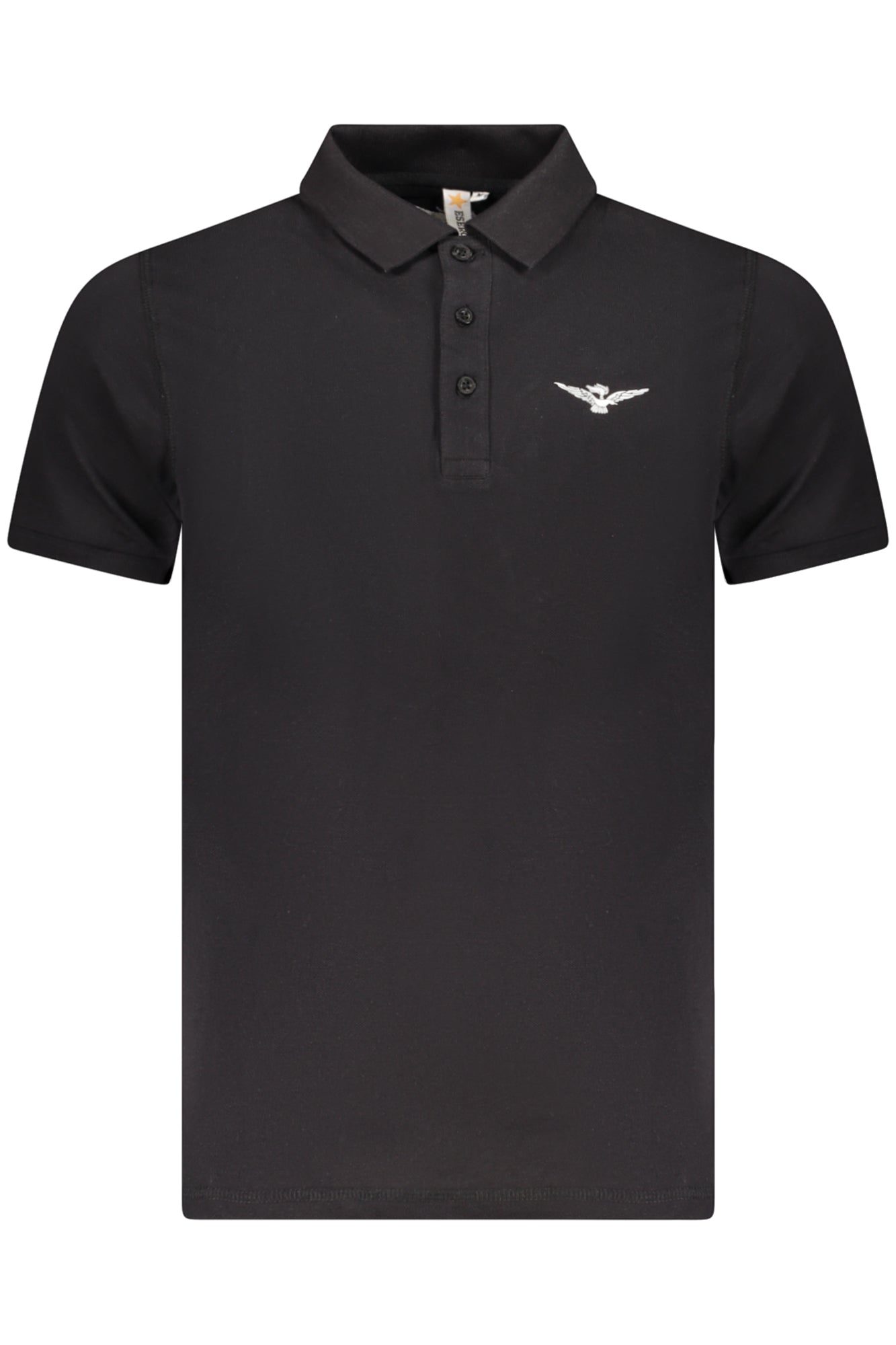 ARMY 1659 BLACK MEN'S SHORT SLEEVE POLO