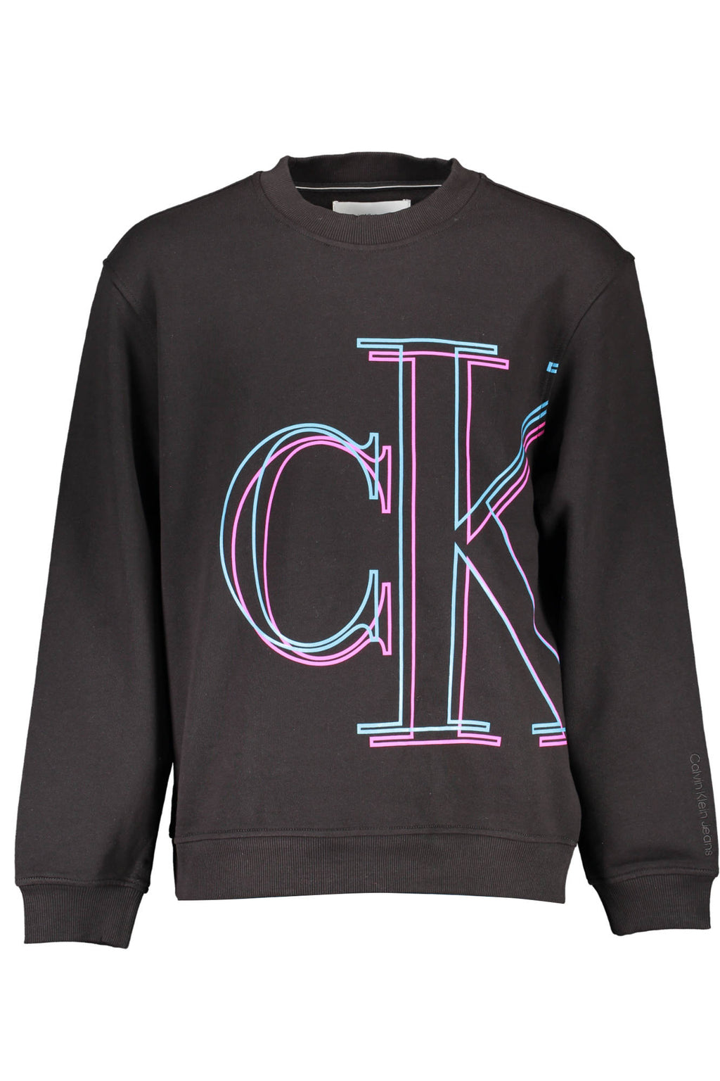 CALVIN KLEIN SWEATSHIRT WITHOUT ZIP MAN BLACK