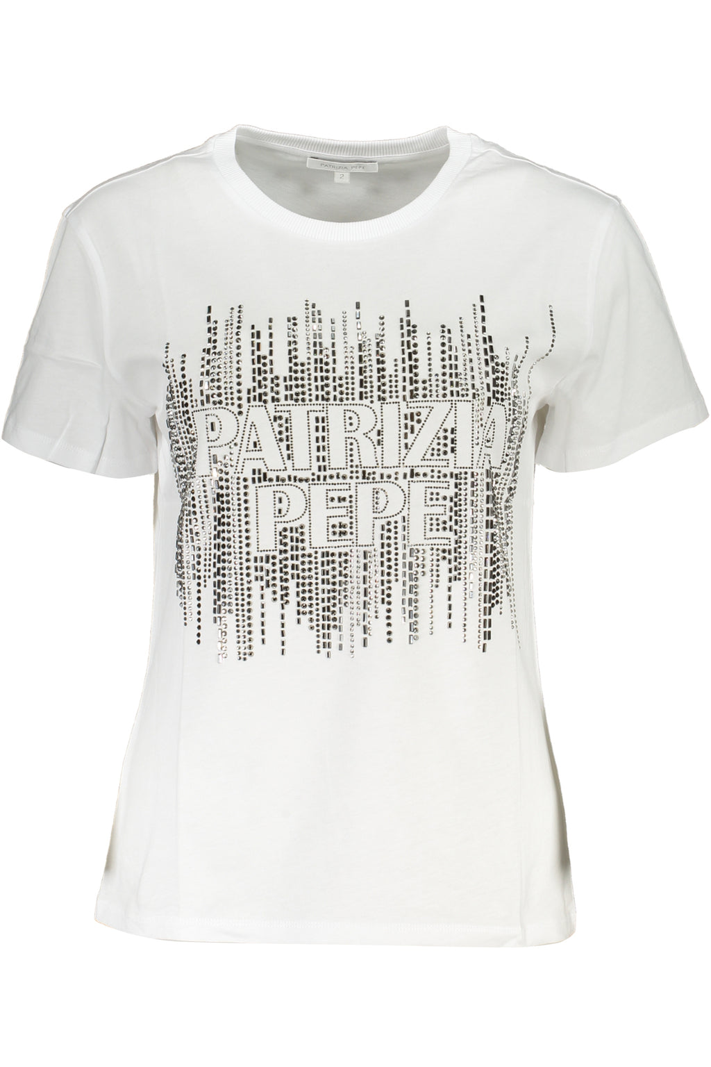 PATRIZIA PEPE WOMEN'S SHORT SLEEVE T-SHIRT WHITE