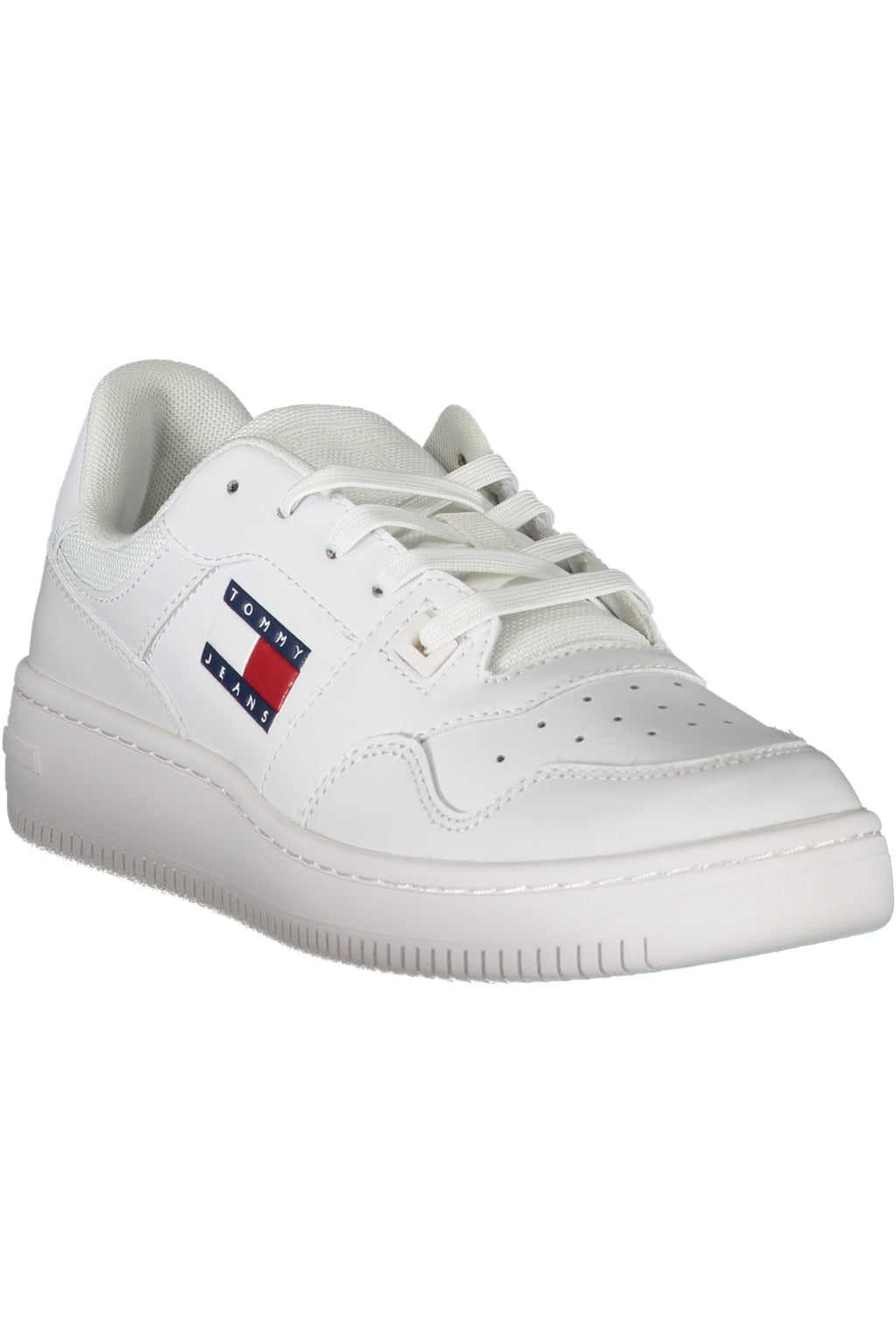 TOMMY HILFIGER WHITE WOMEN'S SPORTS SHOES