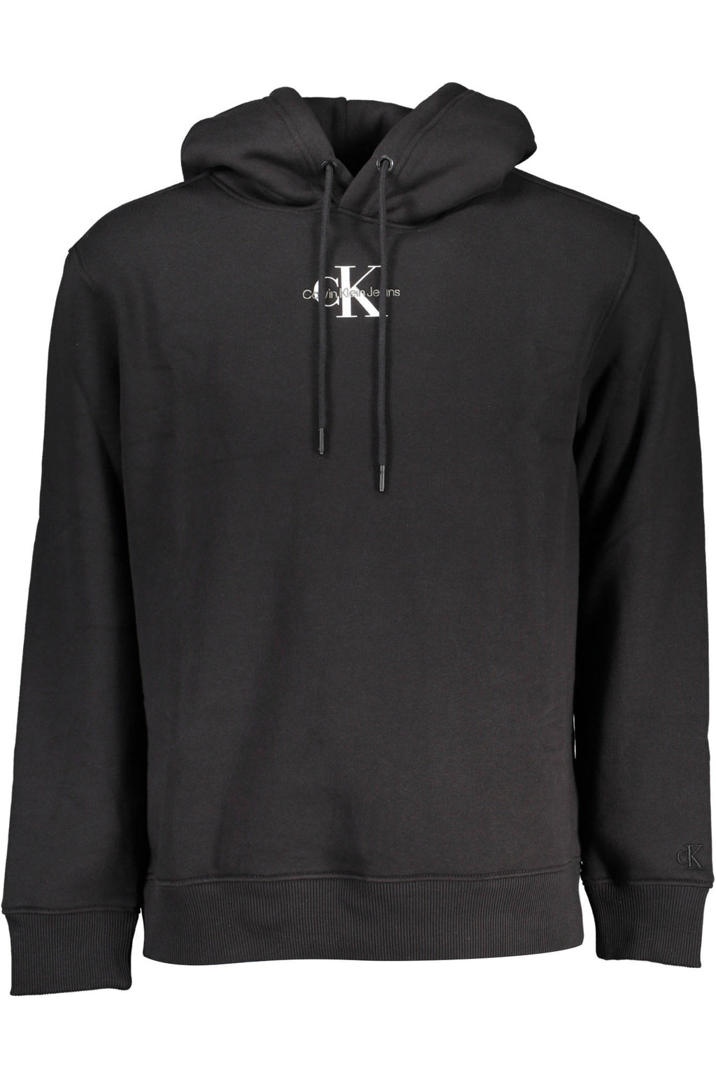 CALVIN KLEIN MEN'S BLACK ZIPLESS SWEATSHIRT