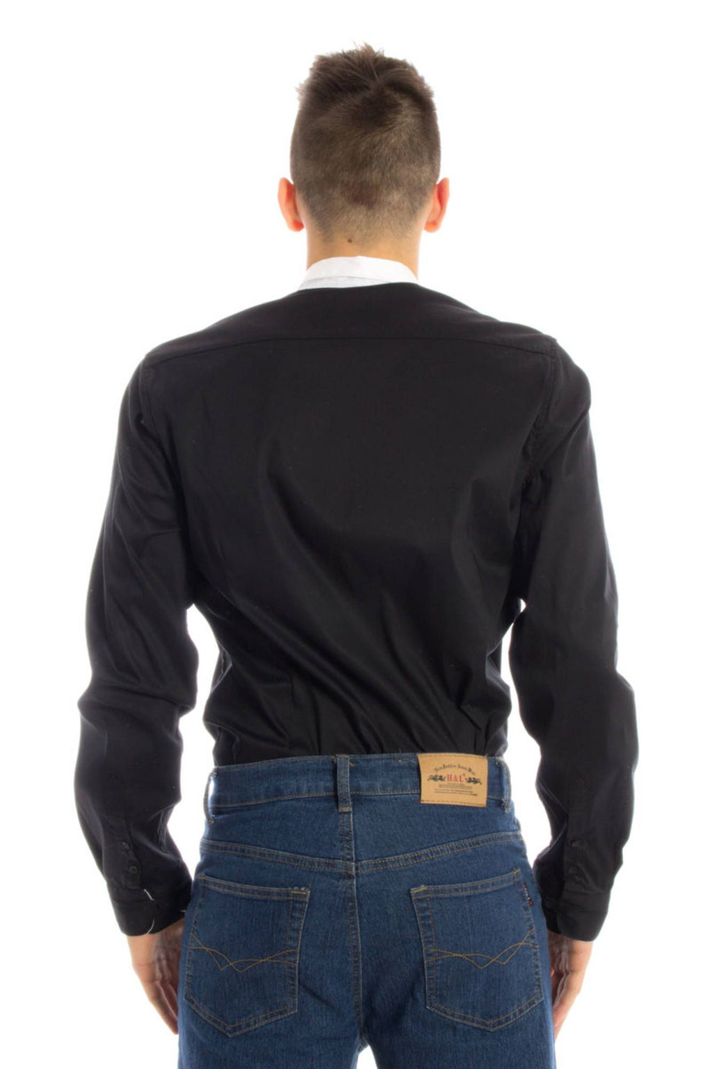 PAPETE MEN'S BLACK LONG SLEEVE SHIRT