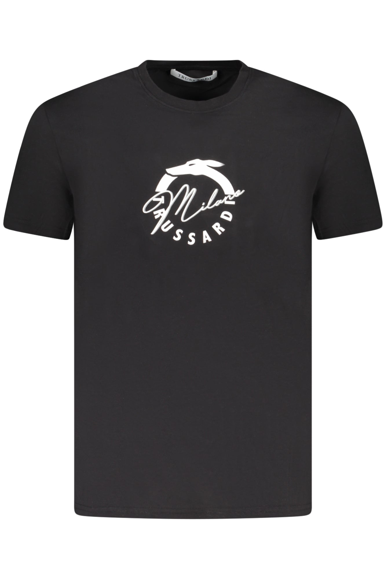 TRUSSARDI SHORT SLEEVE T-SHIRT MEN BLACK