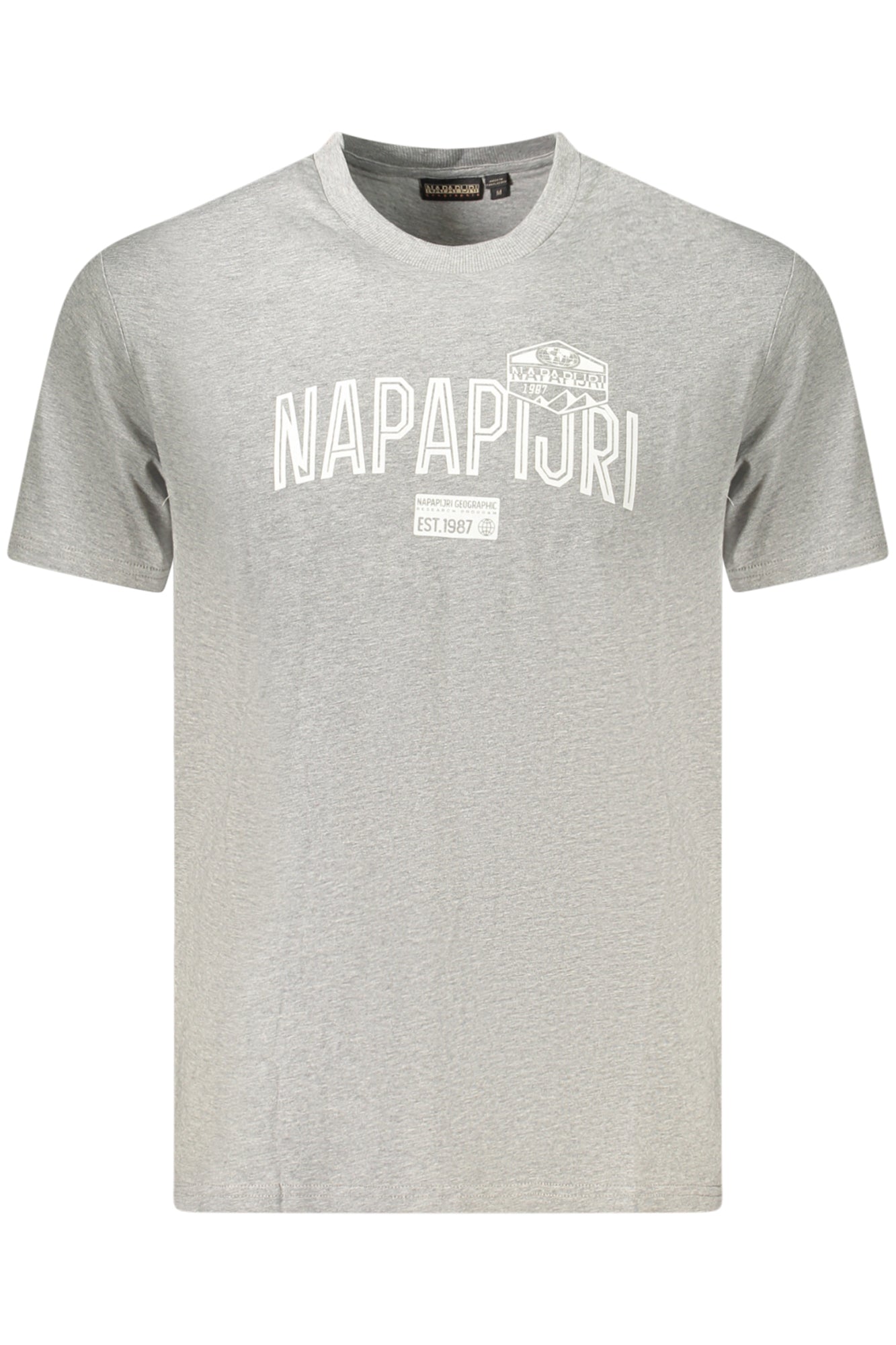 NAPAPIJRI MEN'S SHORT-SLEEVE T-SHIRT GREY