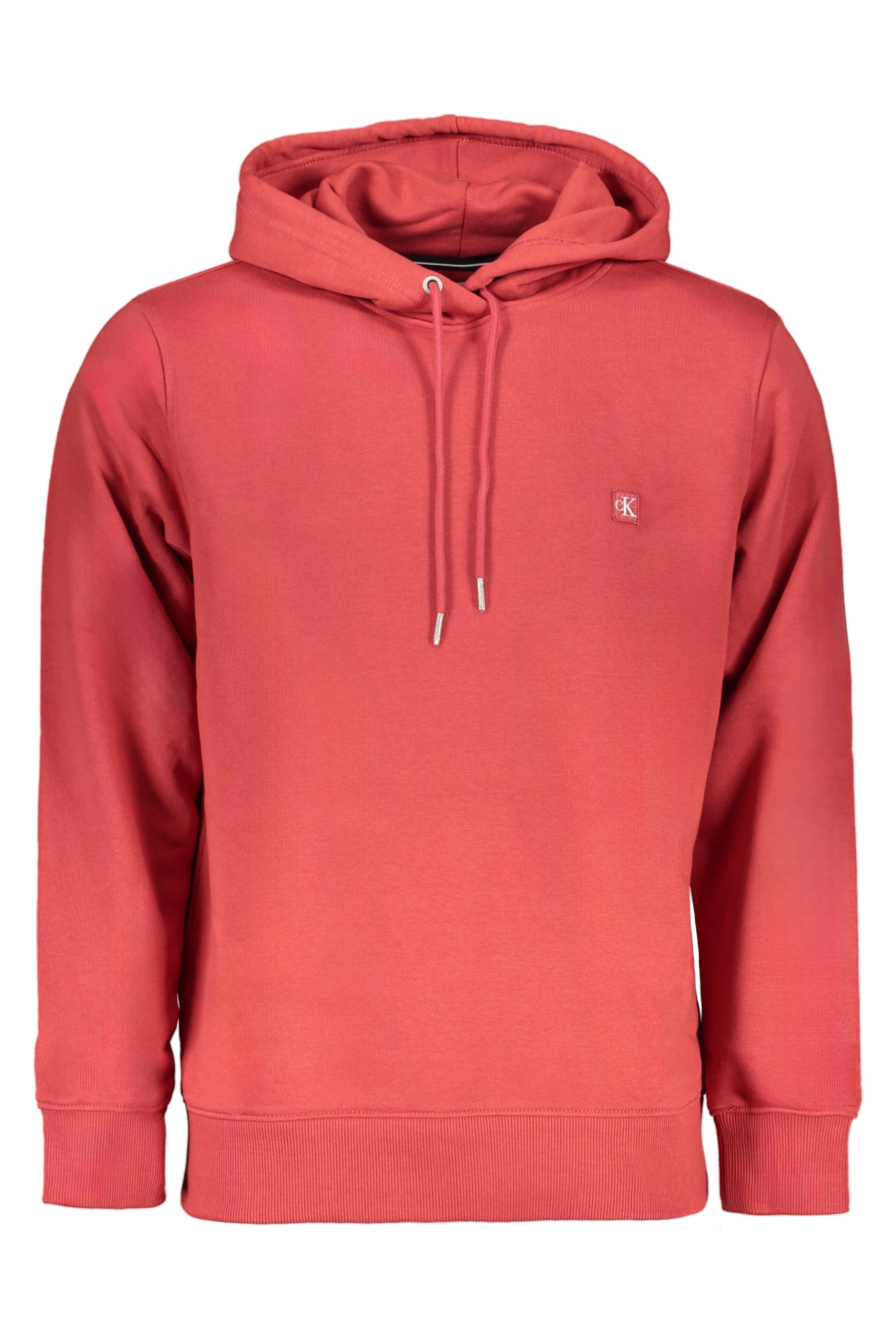 CALVIN KLEIN MEN'S RED ZIP-OUT SWEATSHIRT