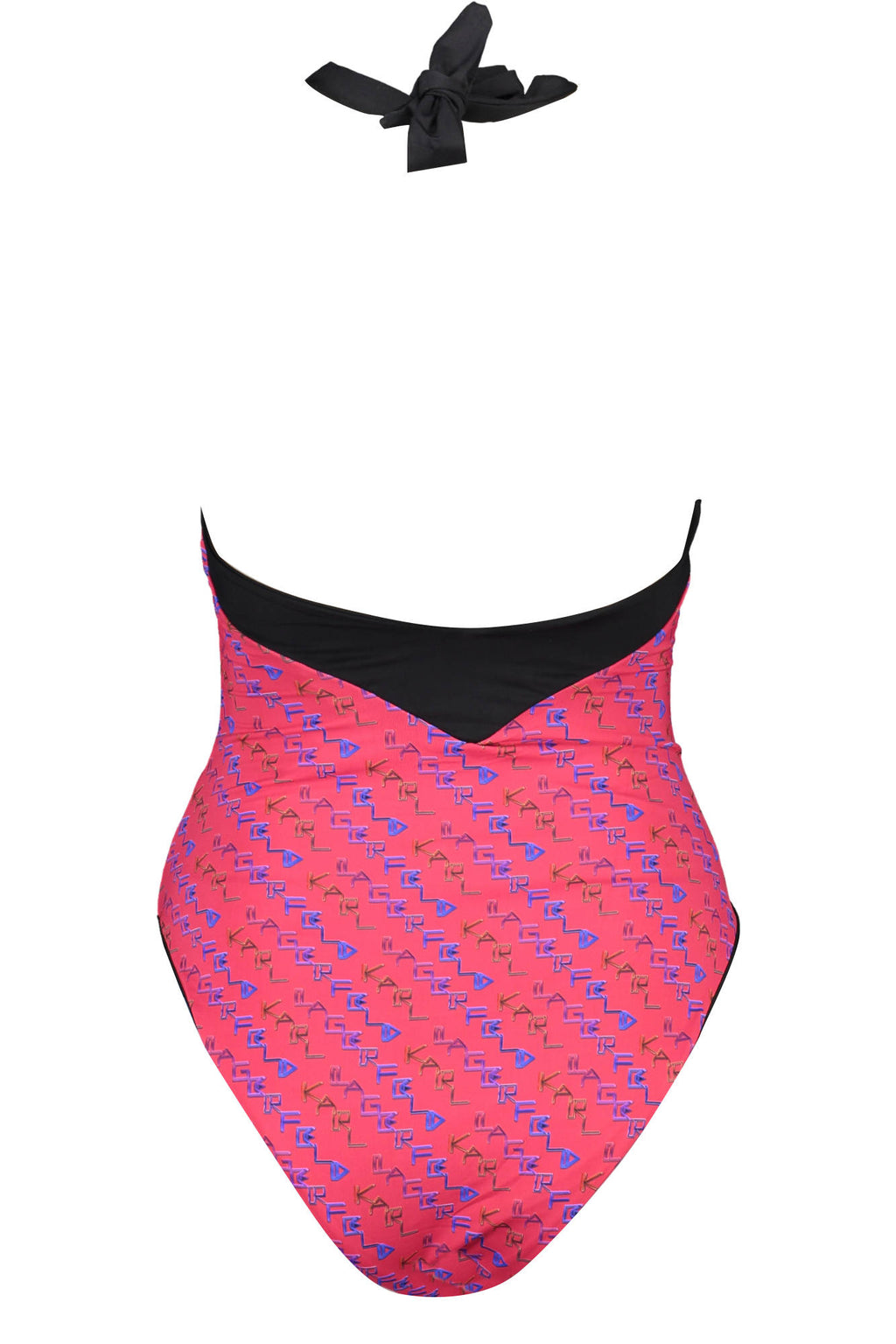 KARL LAGERFELD BEACHWEAR ONE PIECE SWIMSUIT WOMEN RED