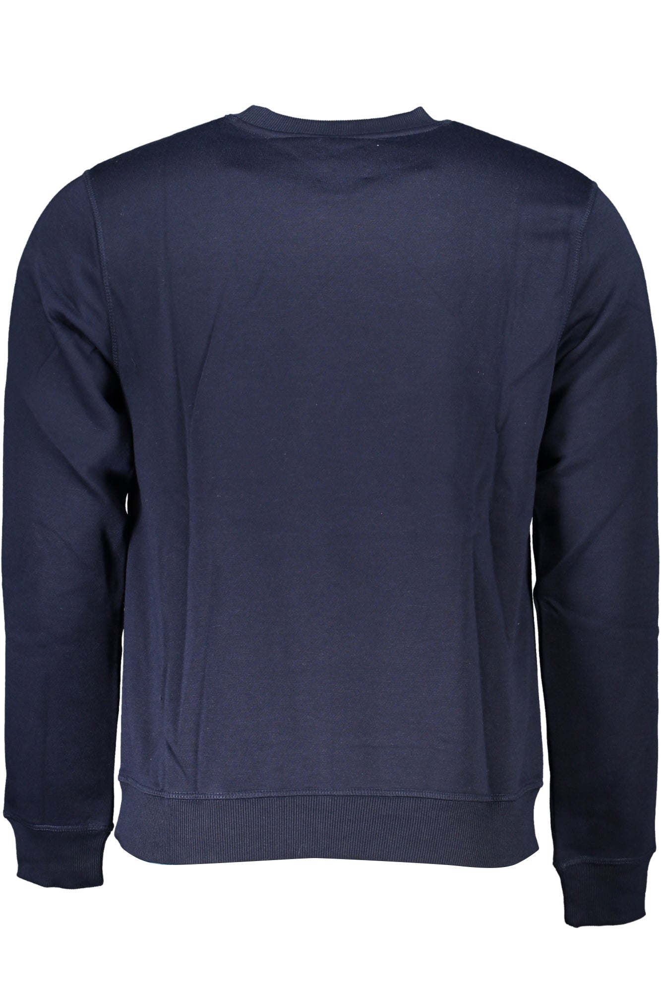 GIAN MARCO VENTURI MEN'S BLUE ZIPLESS SWEATSHIRT