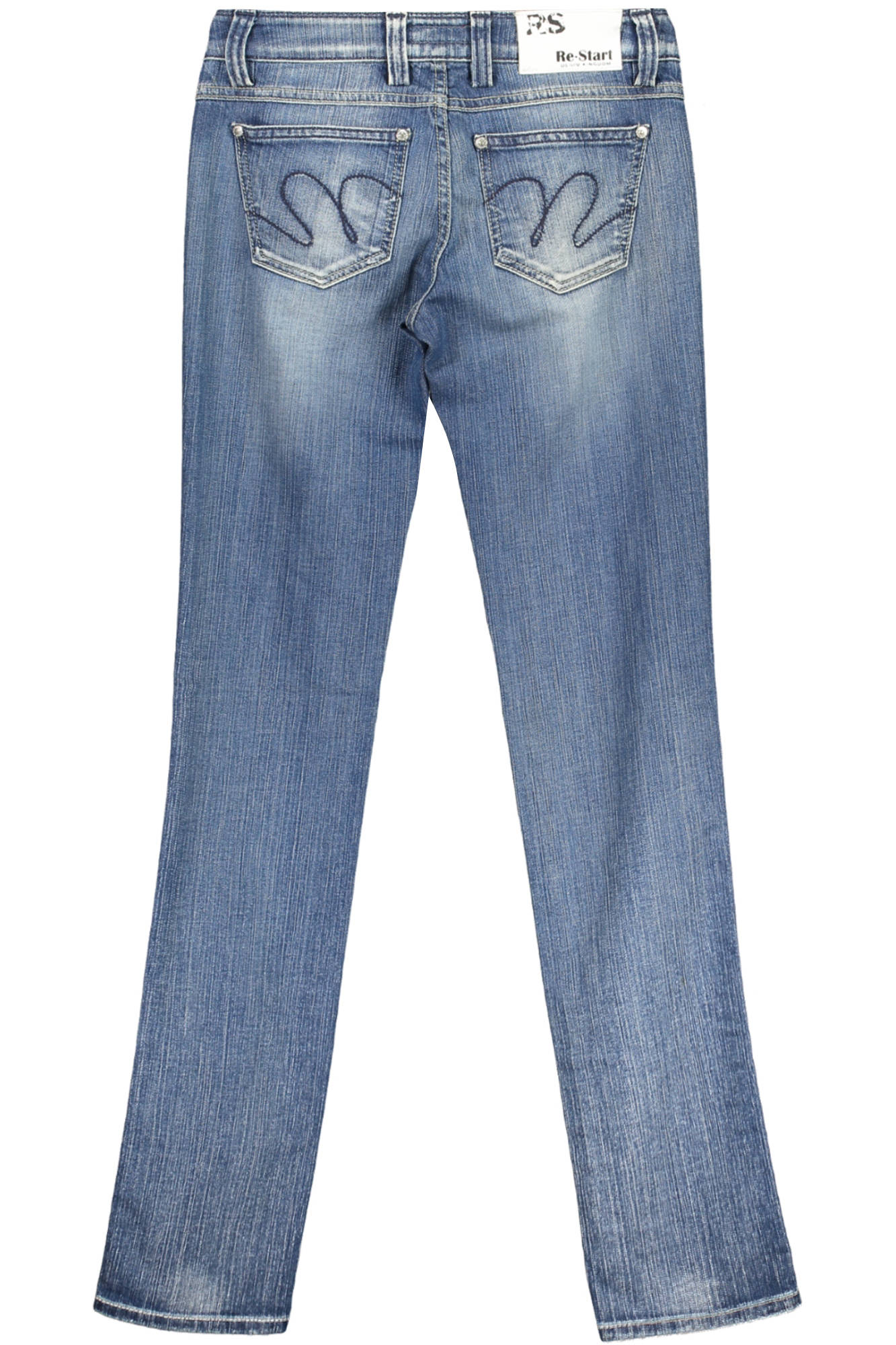 RE-START LIGHT BLUE WOMAN DENIM JEANS