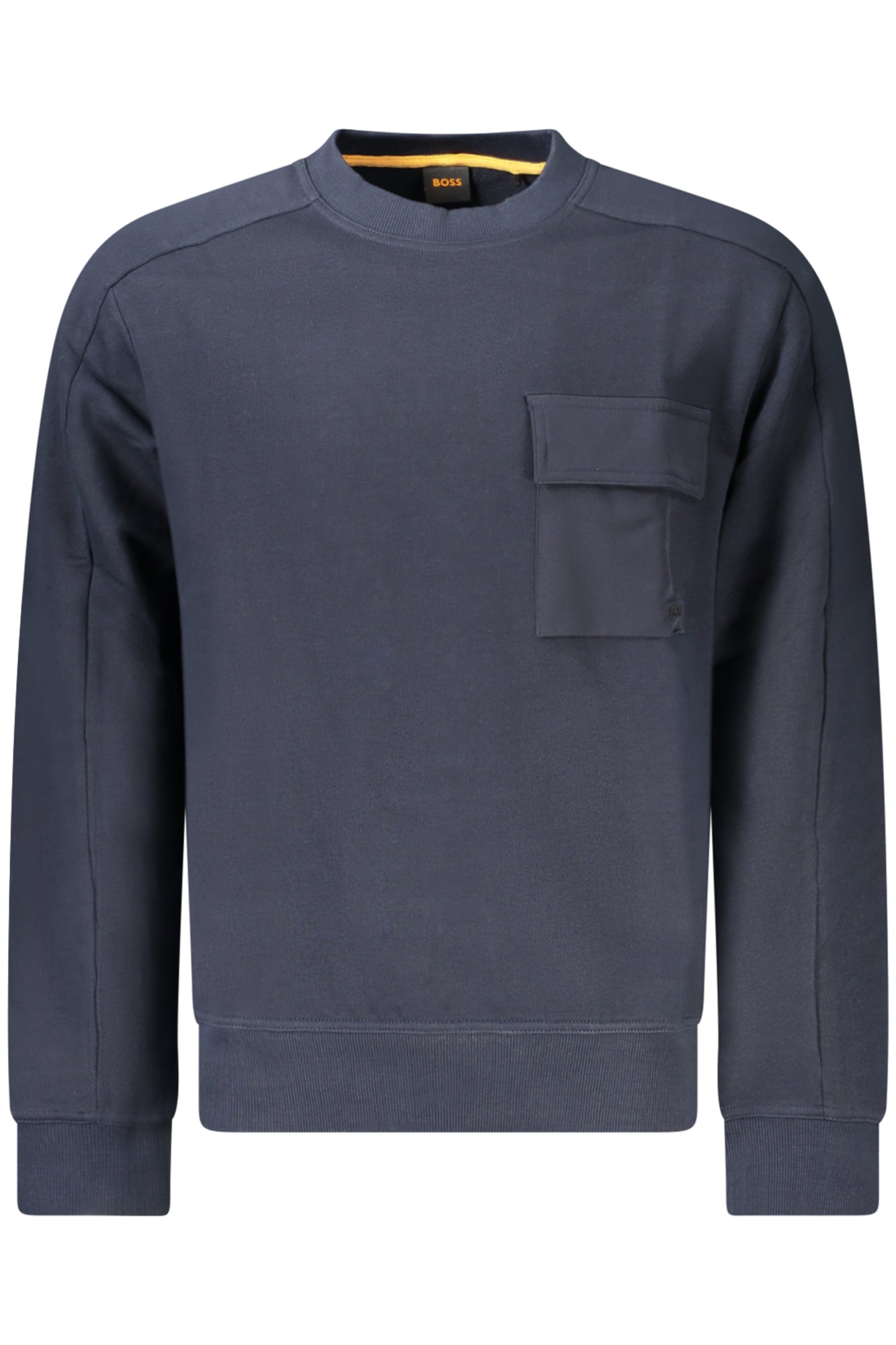 HUGO BOSS MEN'S ZIP-UP SWEATSHIRT BLUE