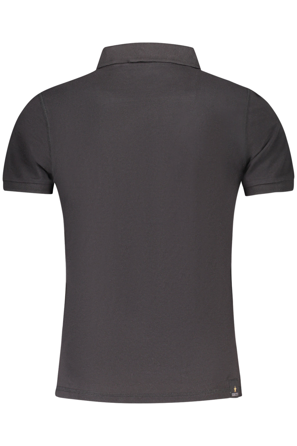 MILITARY ACADEMY BLACK MEN'S SHORT SLEEVE POLO