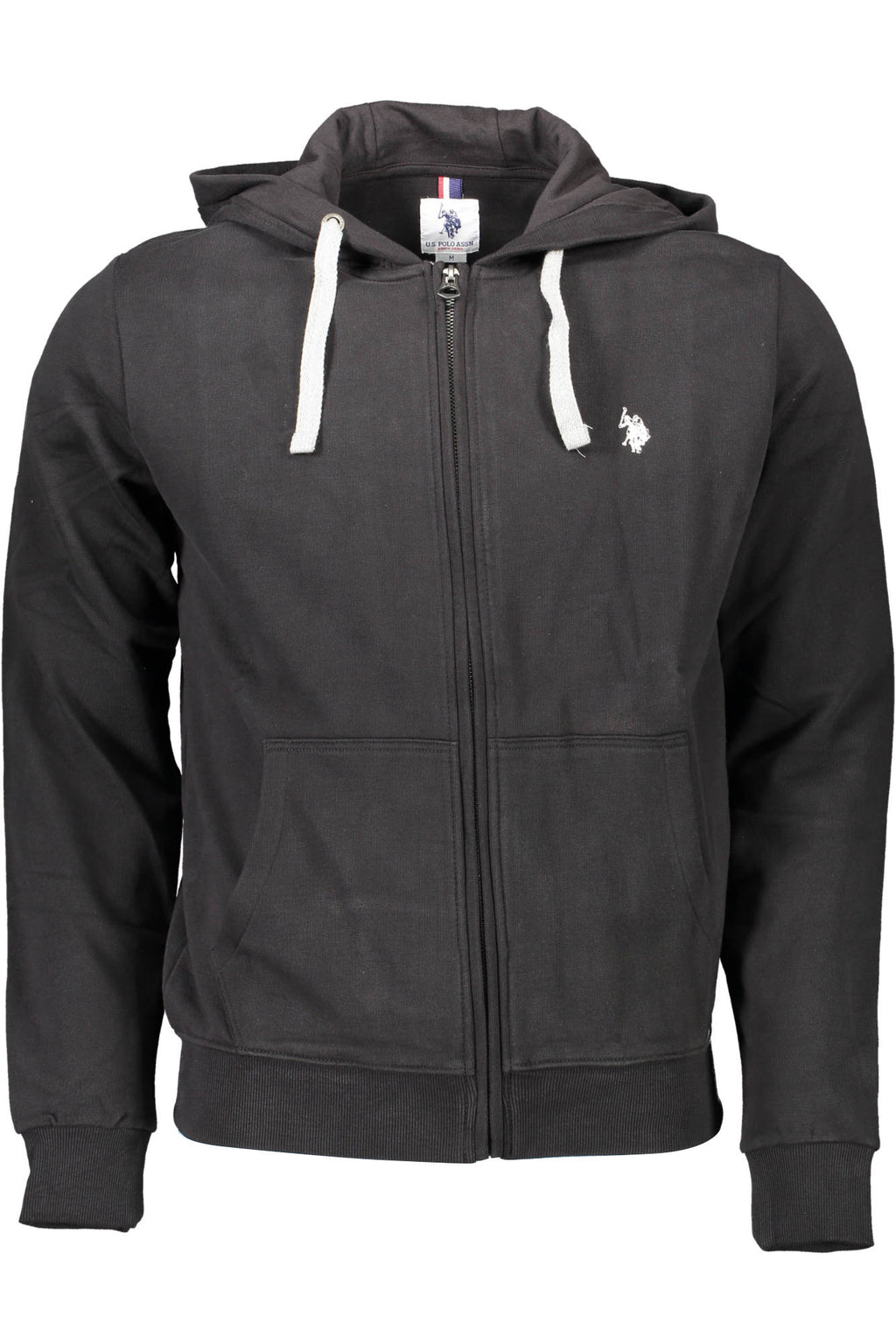 US POLO SWEATSHIRT WITH ZIP MAN BLACK