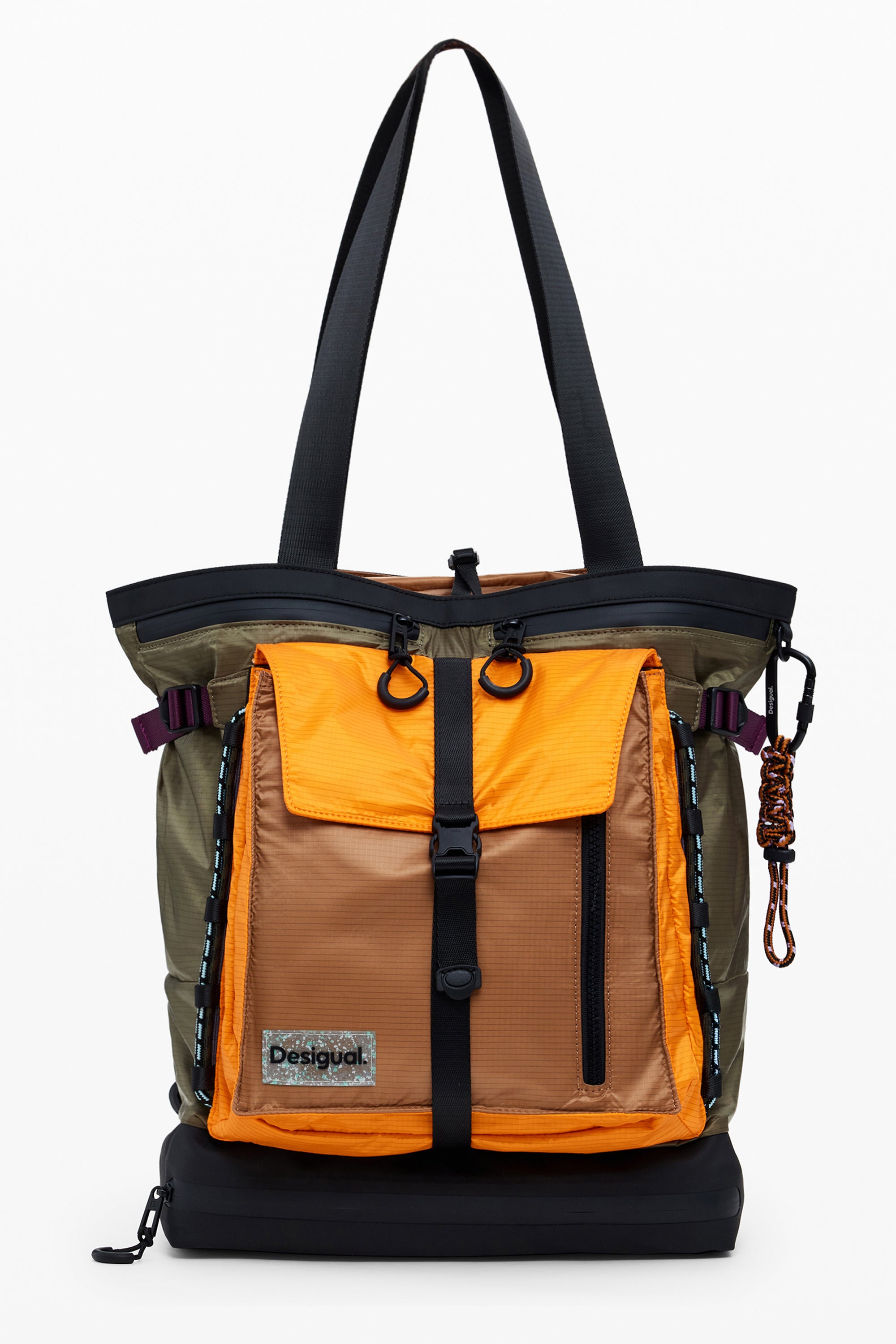 DESIGUAL WOMEN'S GREEN BACKPACK