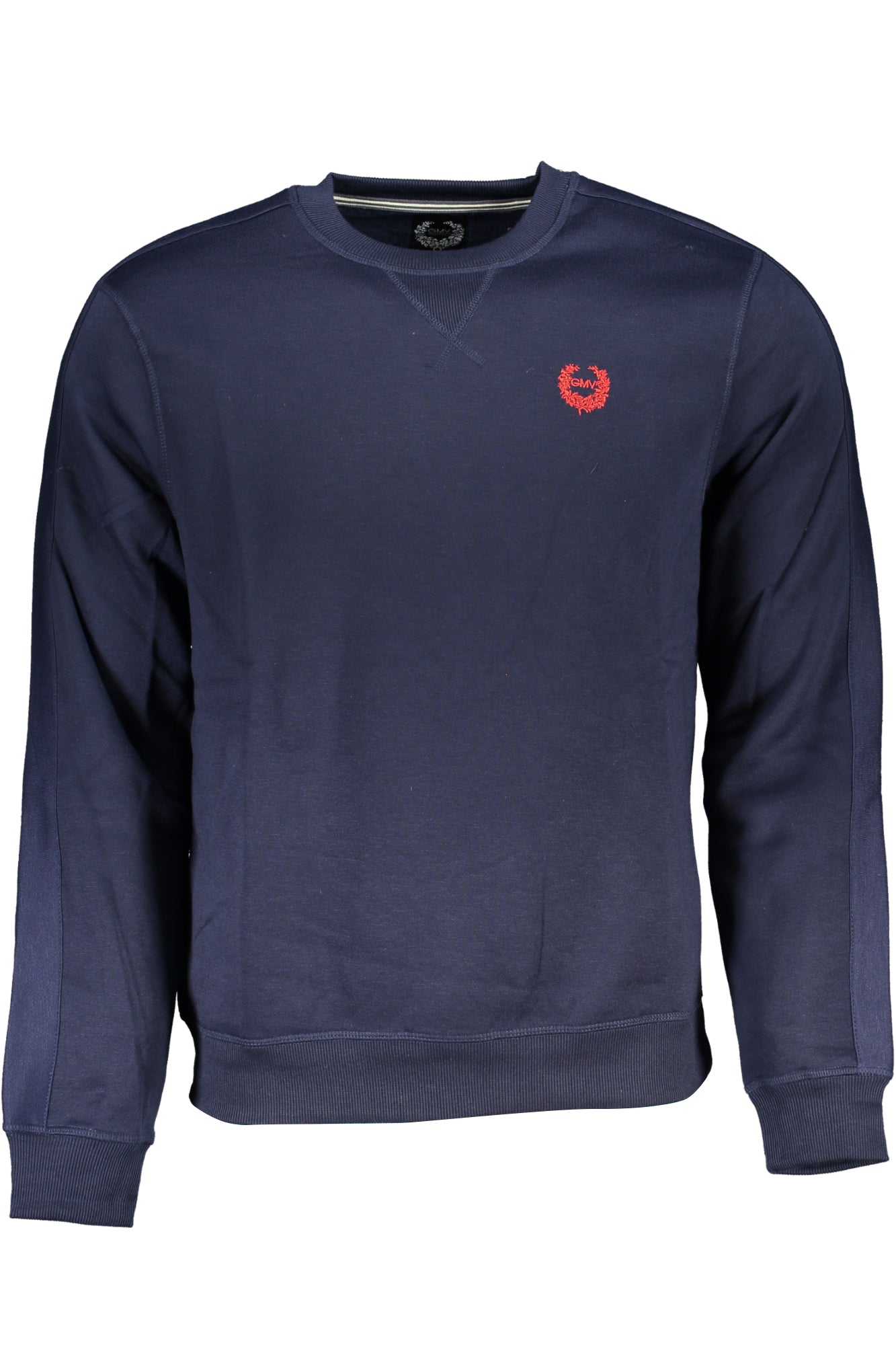 GIAN MARCO VENTURI MEN'S BLUE ZIPLESS SWEATSHIRT