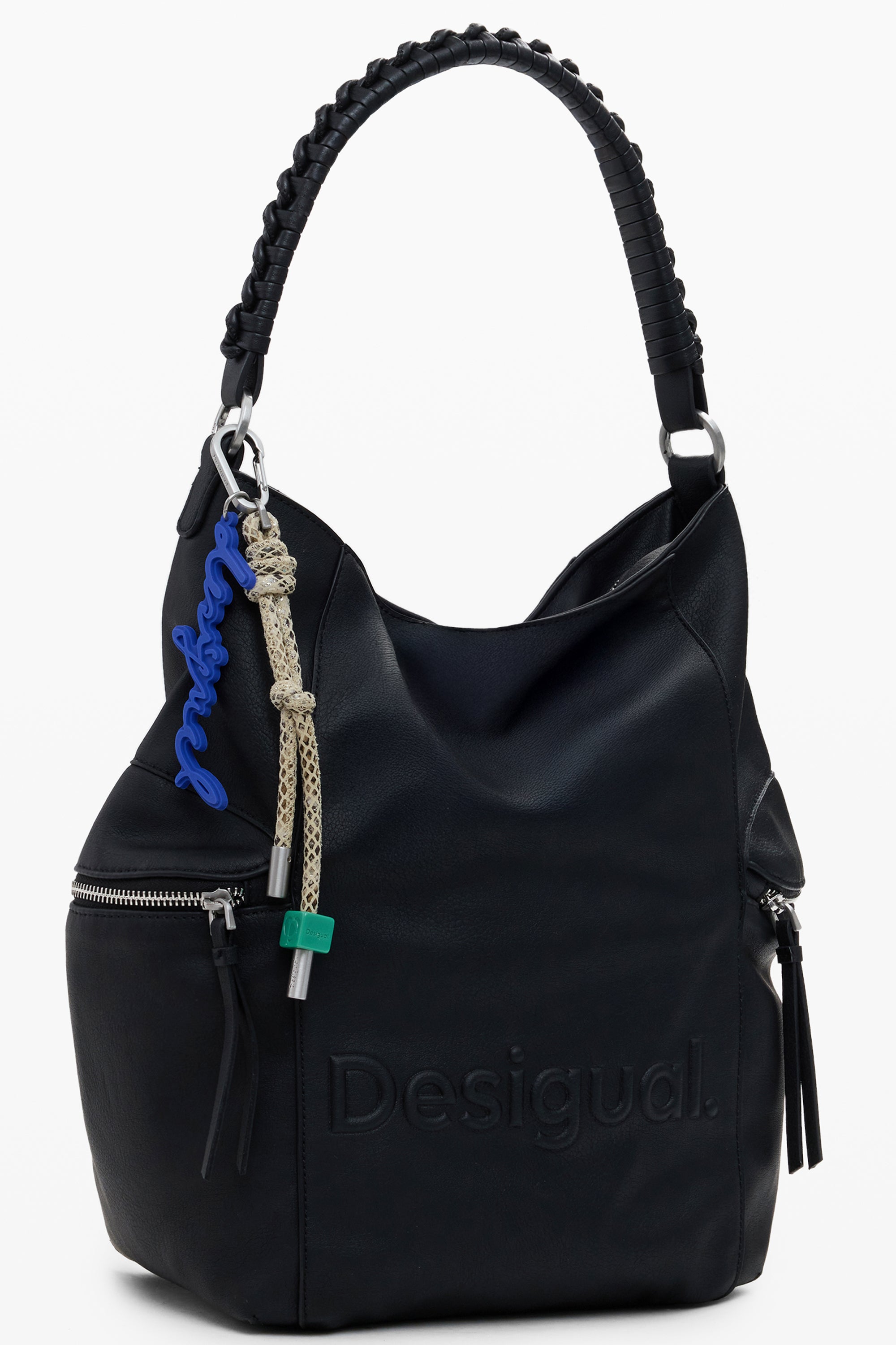 DESIGUAL WOMEN'S BLACK BACKPACK
