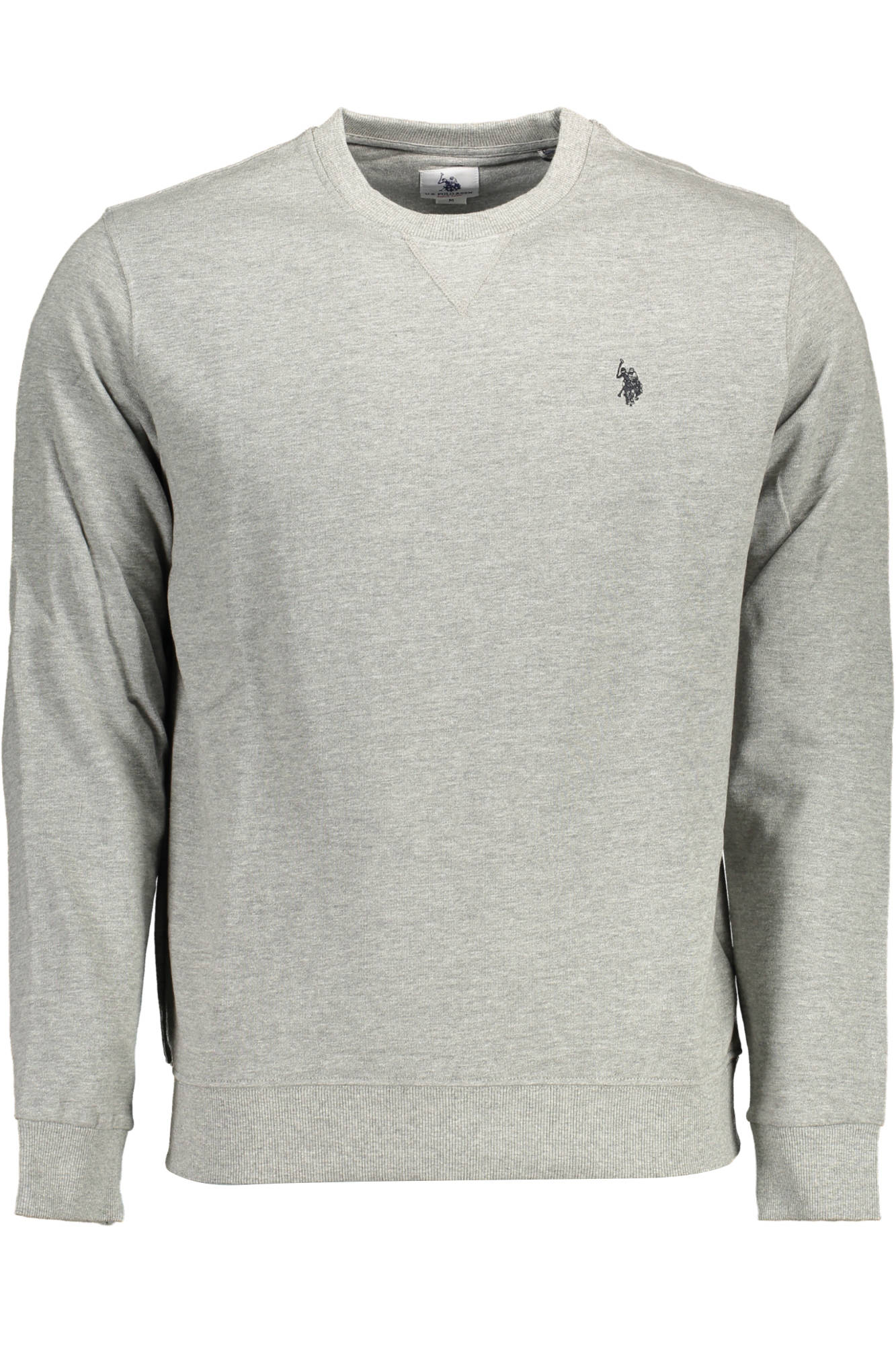 US POLO SWEATSHIRT WITHOUT ZIP GRAY MAN
