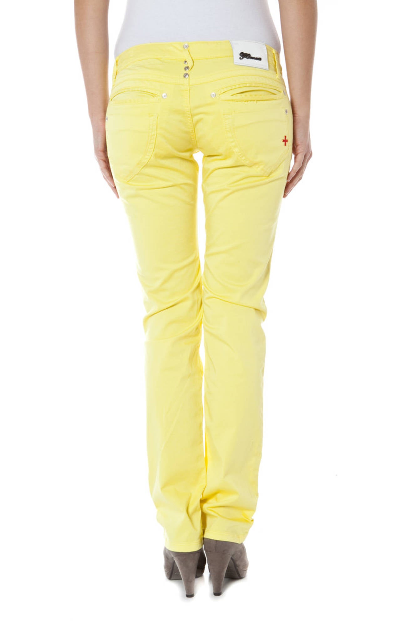 ZUELEMENTS YELLOW WOMAN TROUSERS