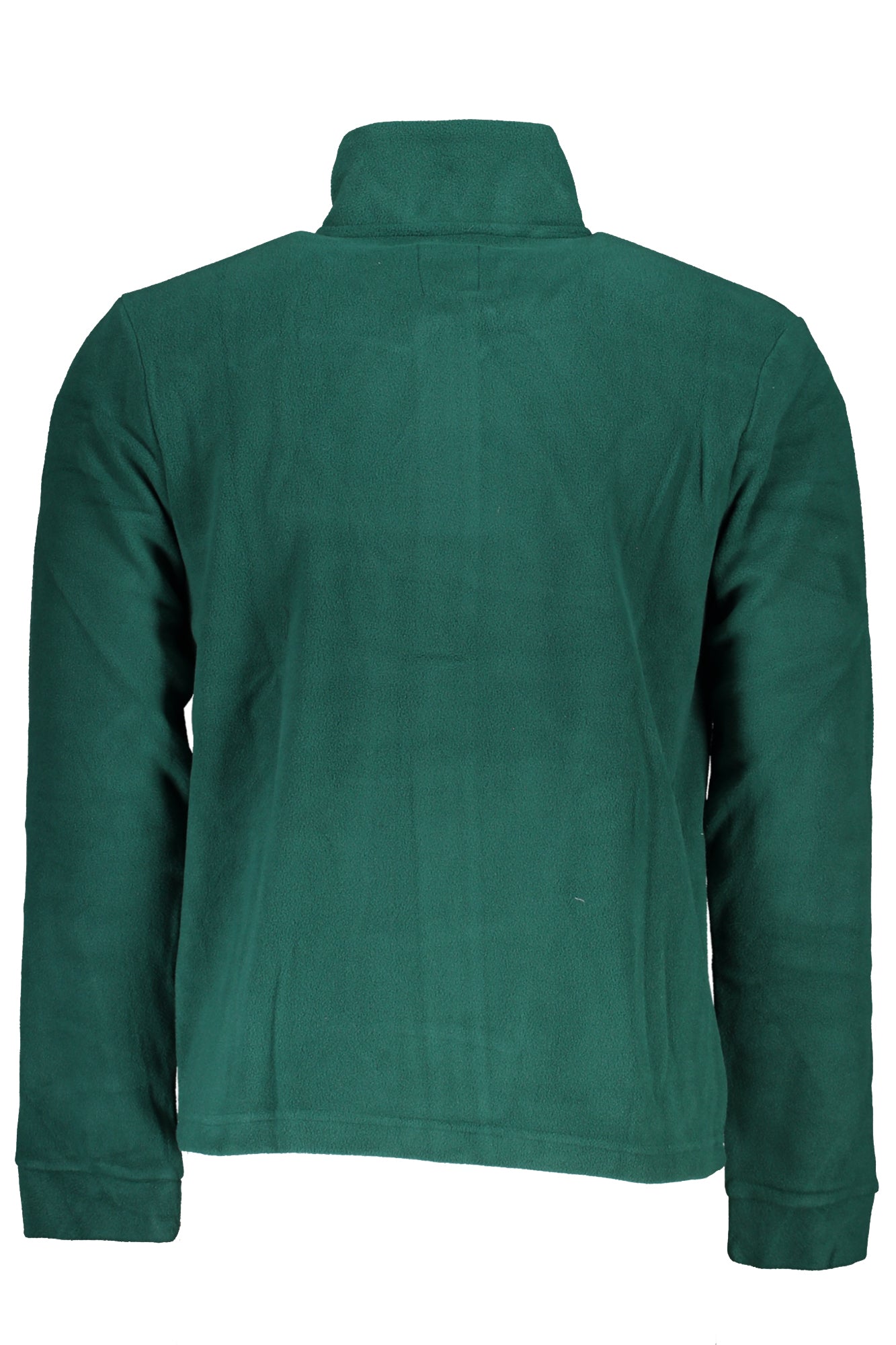 GIAN MARCO VENTURI MEN'S GREEN ZIP SWEATSHIRT