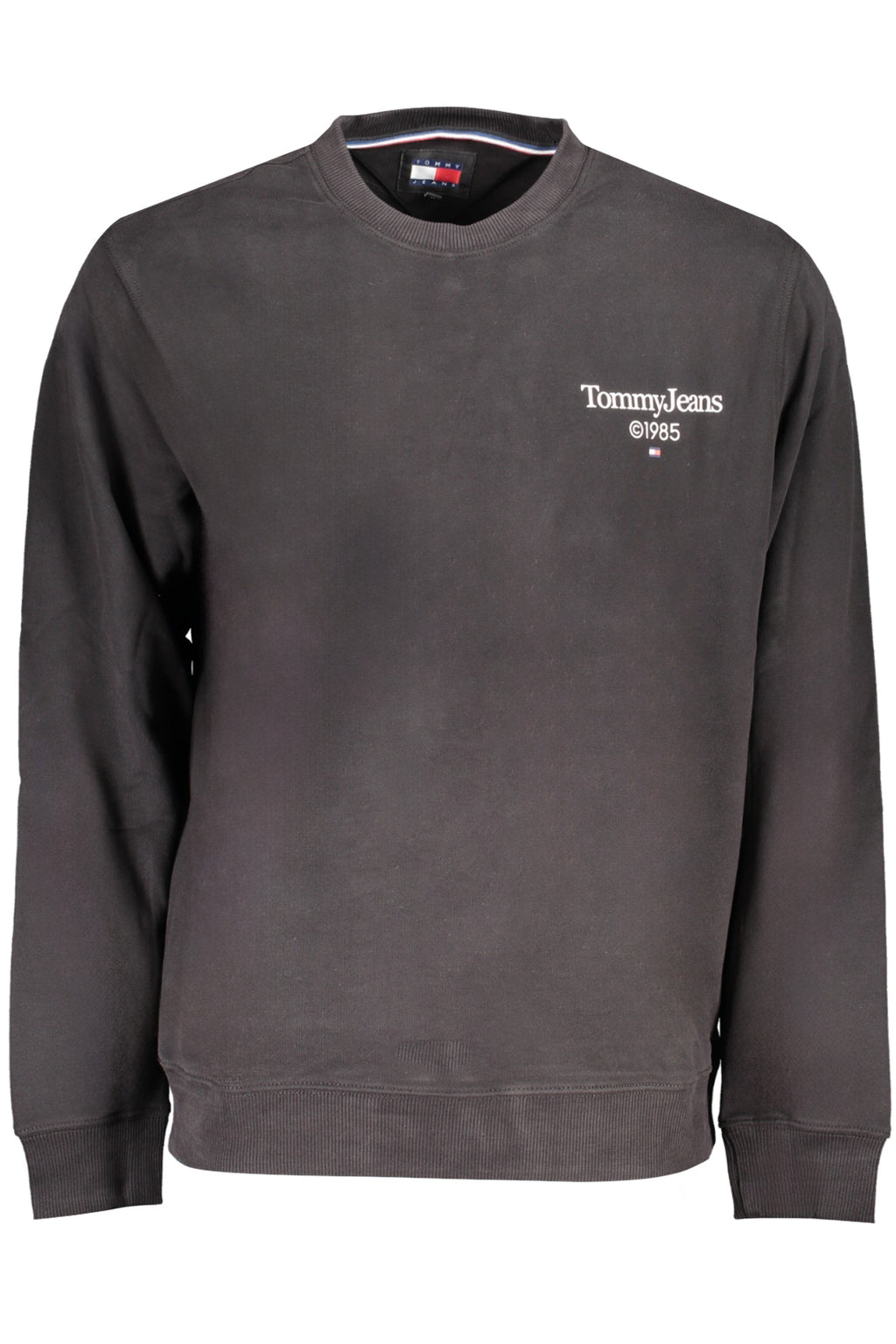 TOMMY HILFIGER MEN'S BLACK ZIPLESS SWEATSHIRT