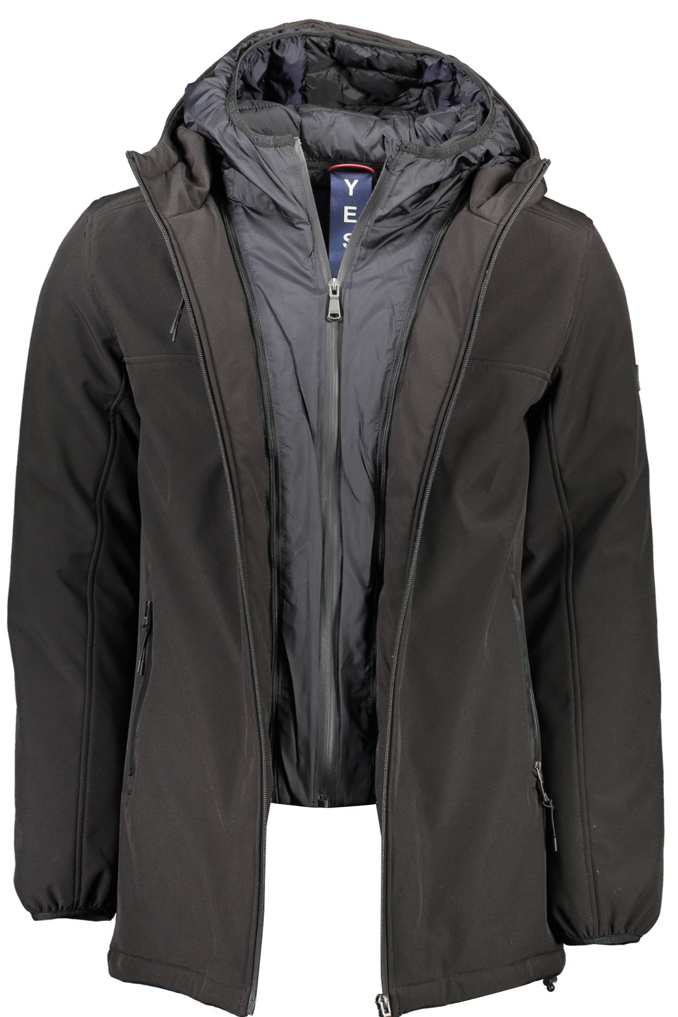 YES ZEE MEN'S BLACK JACKET