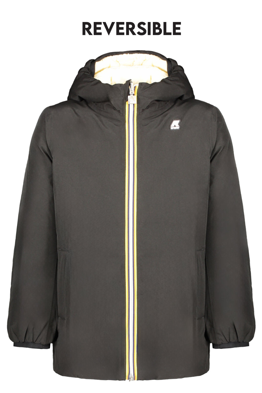 K-WAY BLACK GIRL JACKET