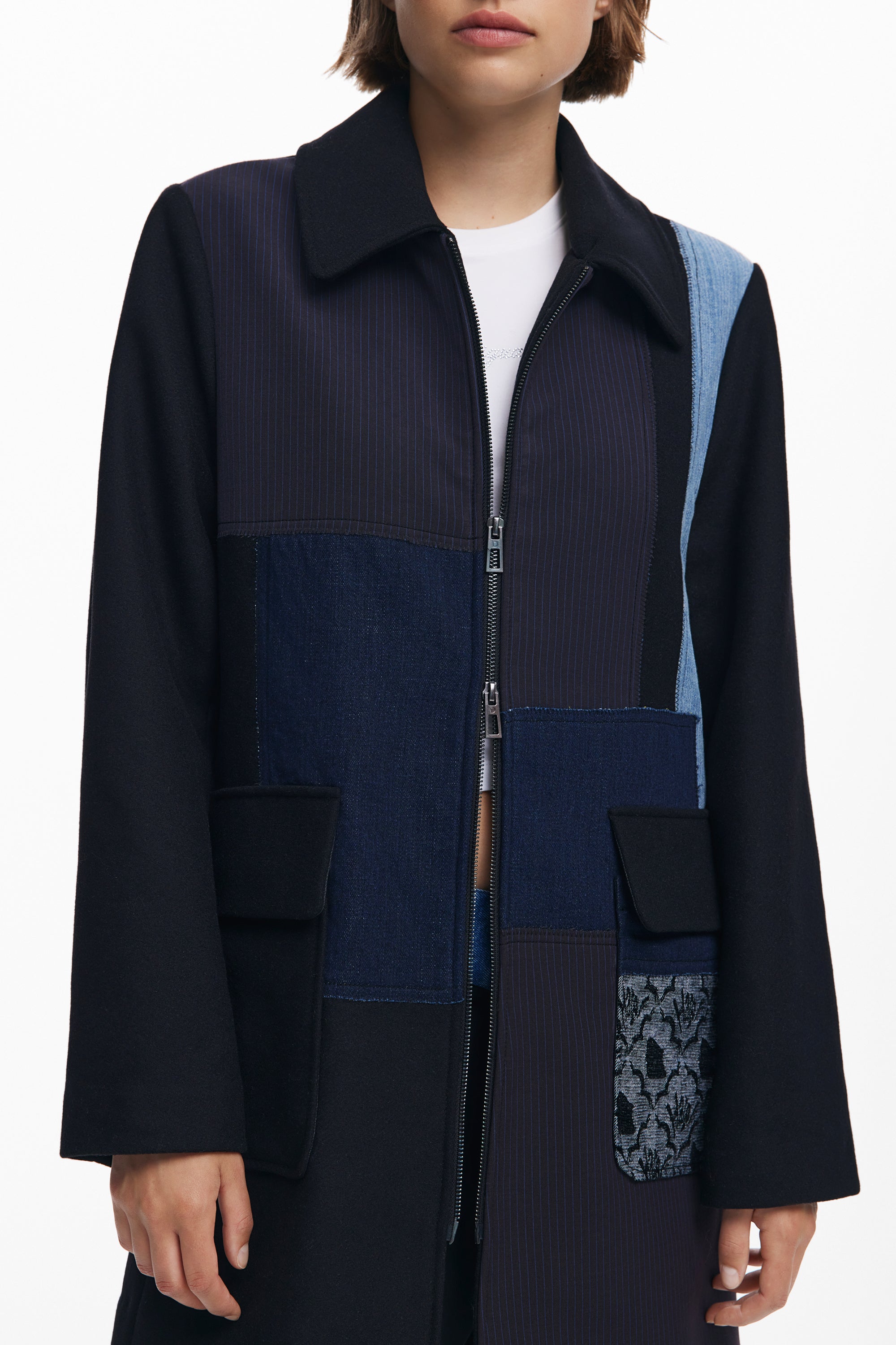 DESIGUAL WOMEN'S BLACK JACKET