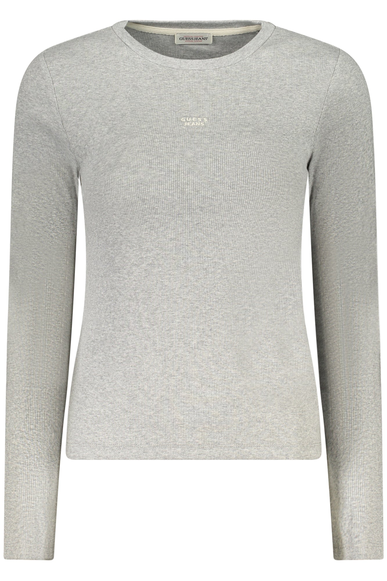 GUESS JEANS WOMEN'S LONG-SLEEVED T-SHIRT, GREY