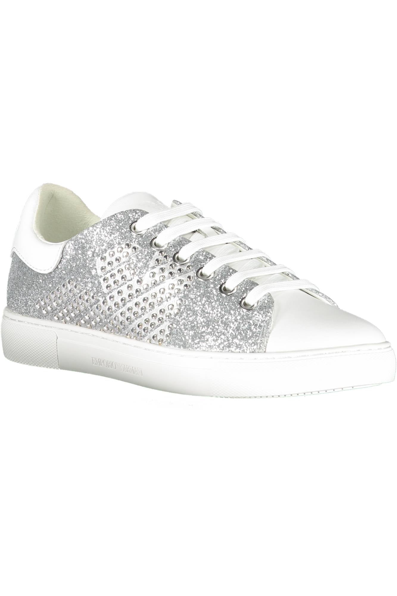 EMPORIO ARMANI SPORTS SHOES WOMAN SILVER