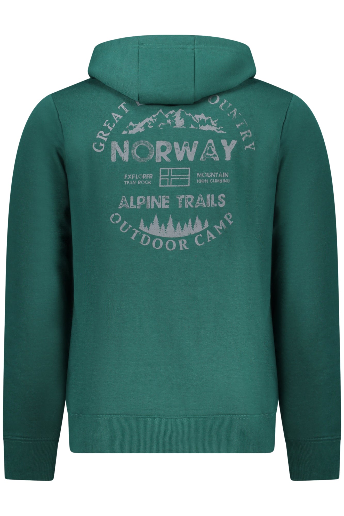 NORWAY 1963 MEN'S GREEN ZIP-UP SWEATSHIRT