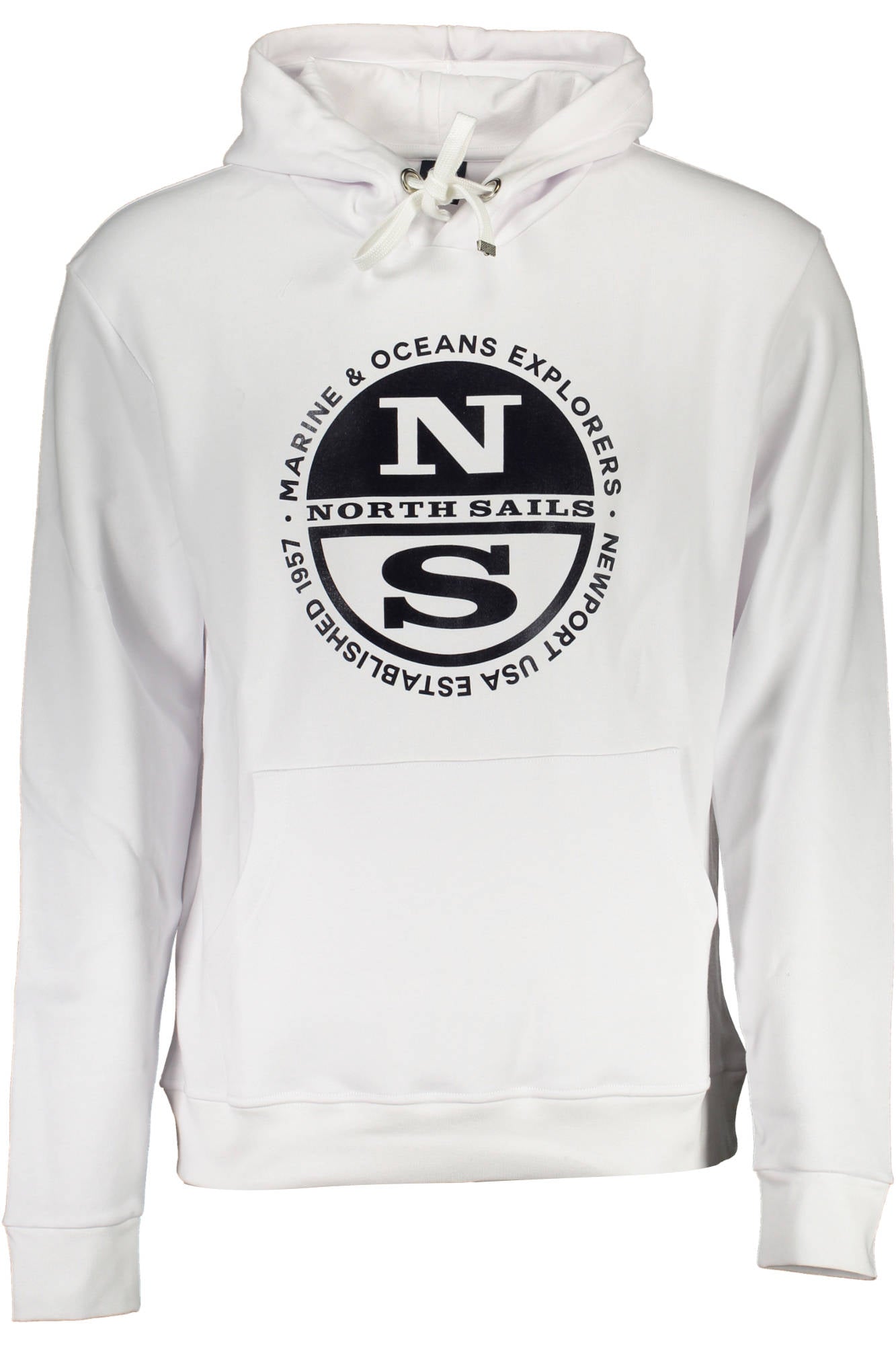 NORTH SAILS SWEATSHIRT WITHOUT ZIP MAN WHITE