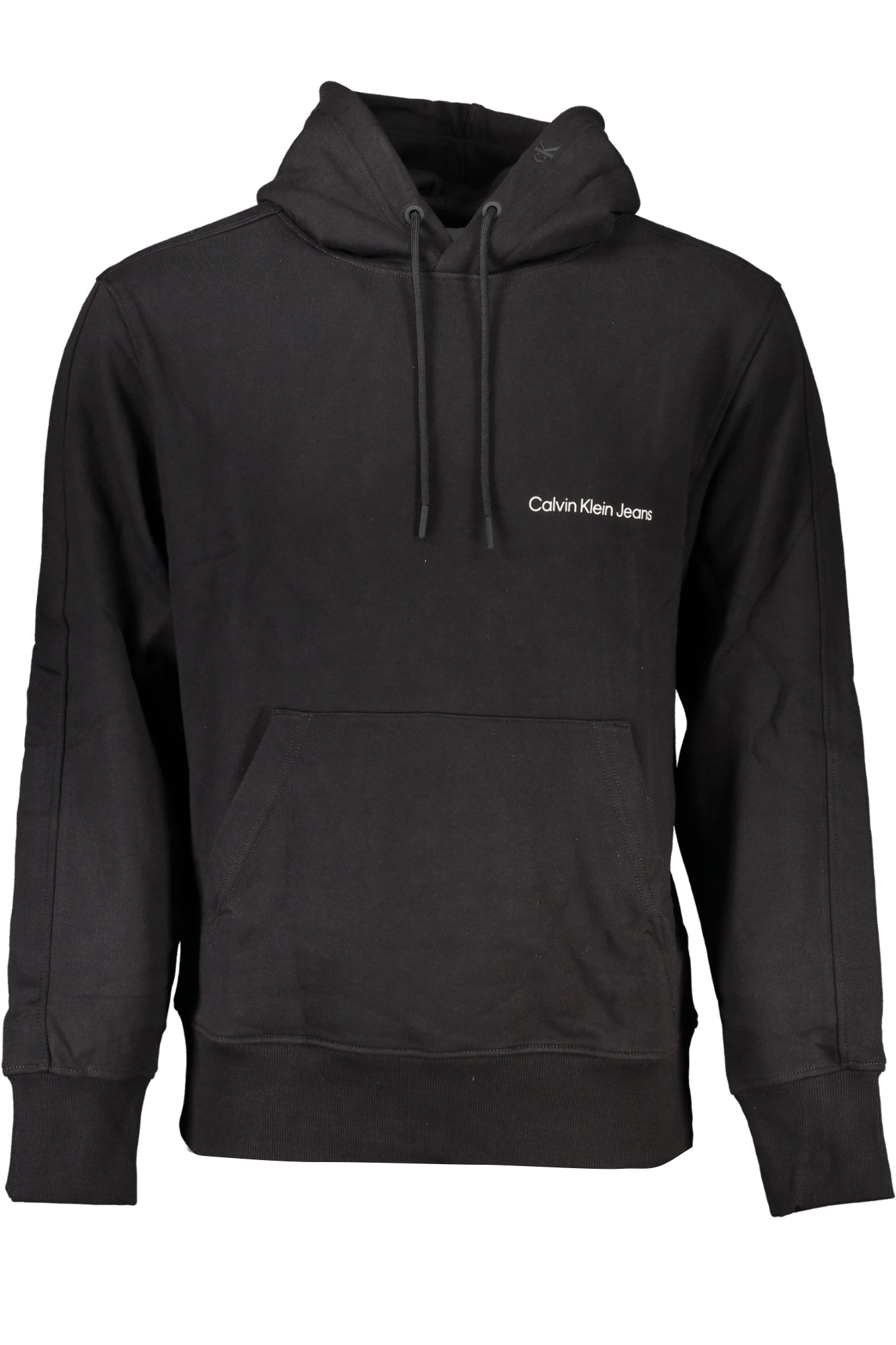 CALVIN KLEIN MEN'S BLACK ZIPLESS SWEATSHIRT