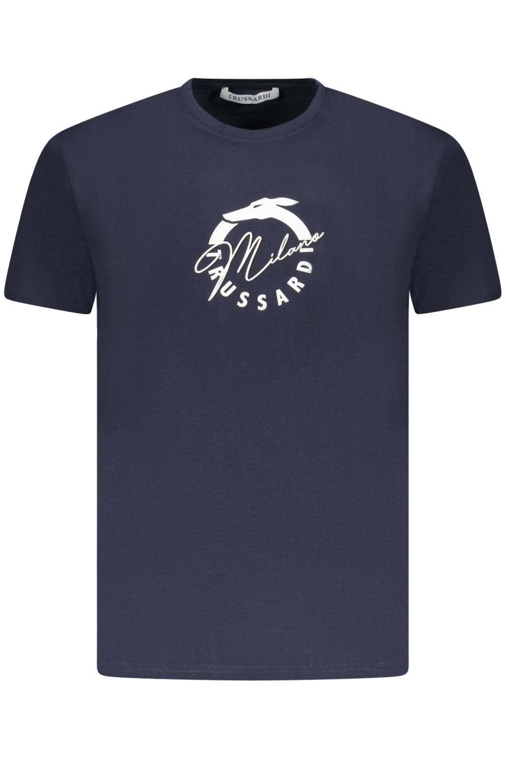 TRUSSARDI MEN'S SHORT SLEEVE T-SHIRT BLUE