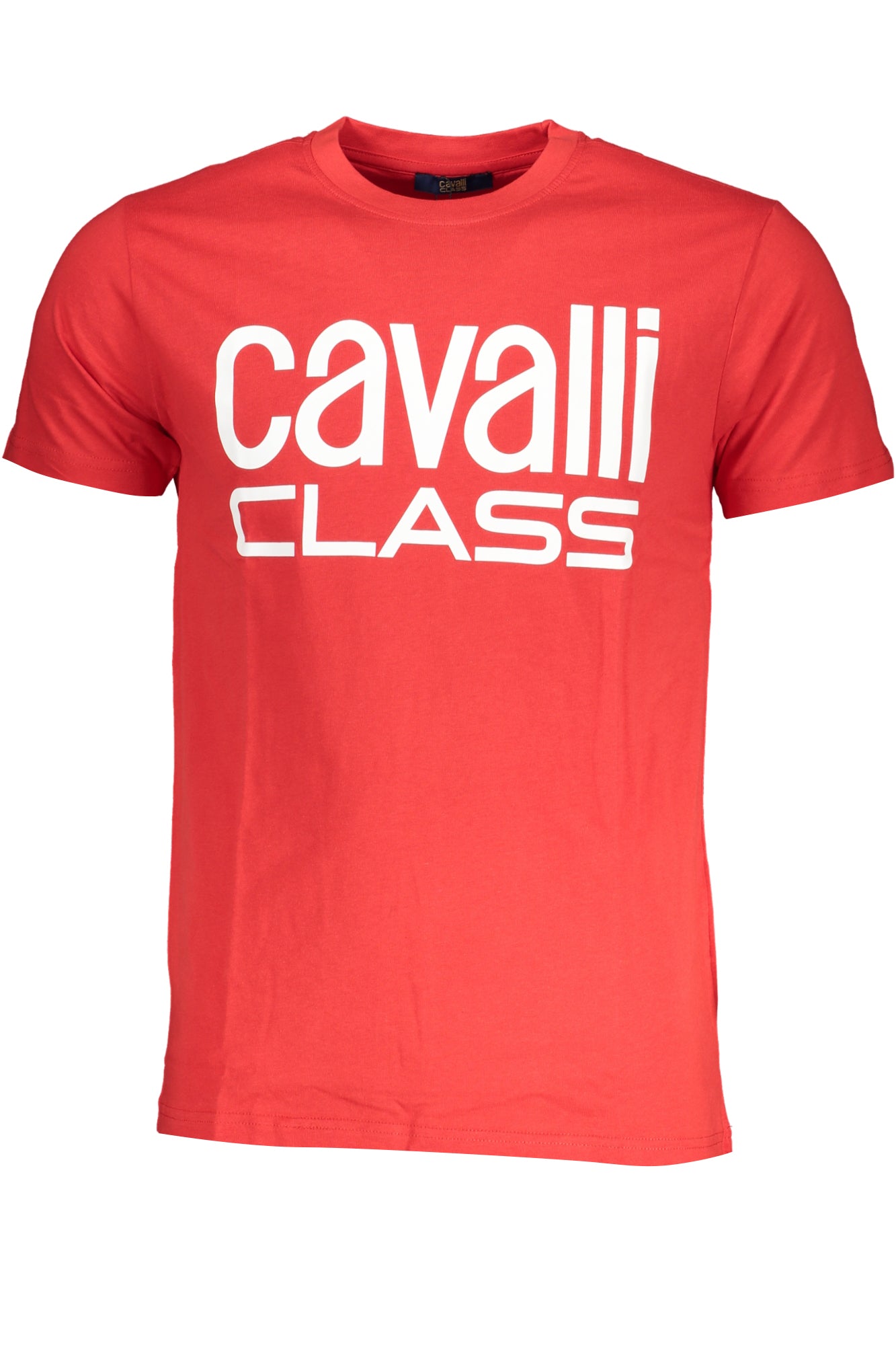 CAVALLI CLASS MEN'S SHORT SLEEVE T-SHIRT RED