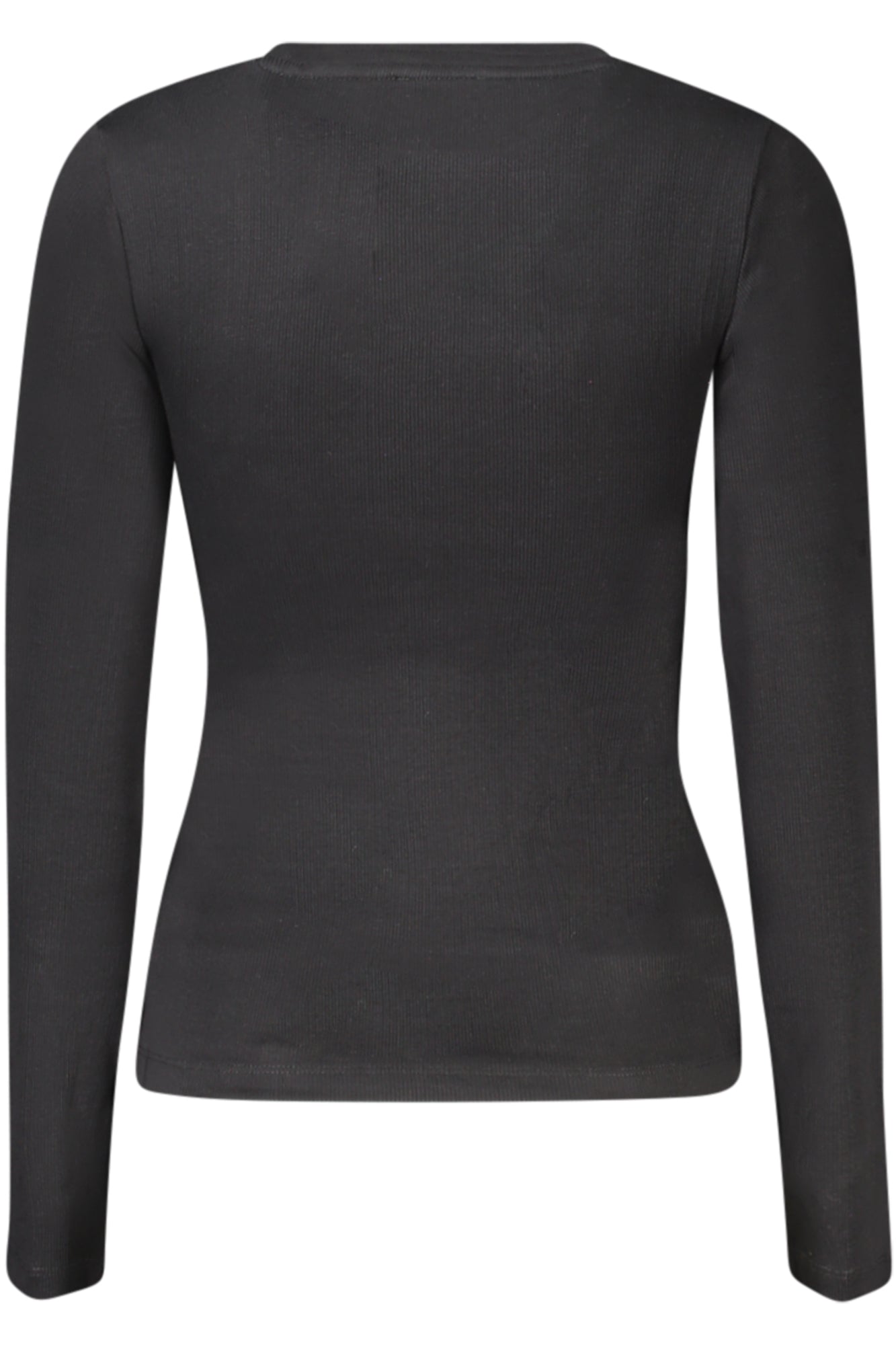 GUESS JEANS WOMEN'S LONG-SLEEVED T-SHIRT BLACK